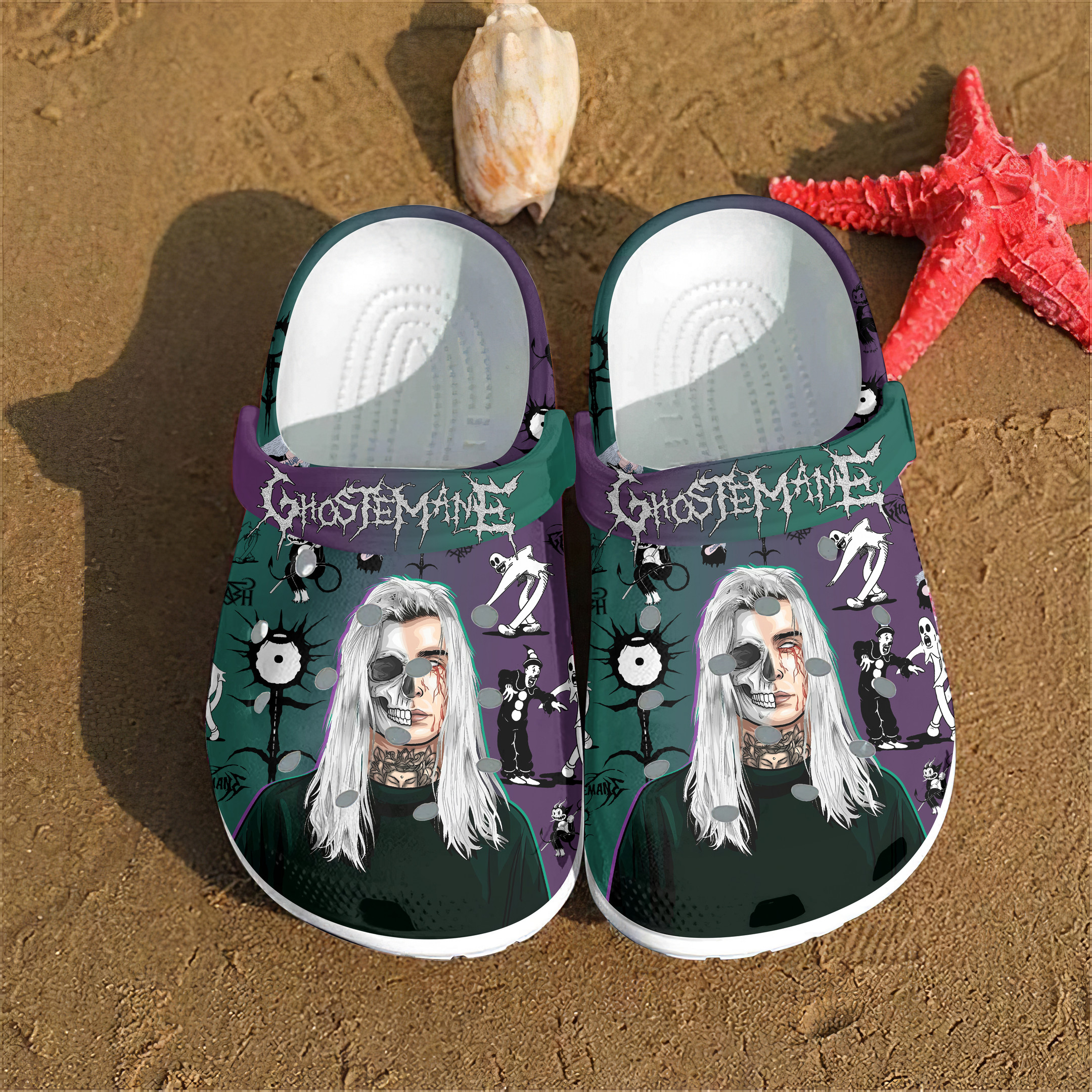 Ghostemane  Crocs Crocband Clogs Shoes