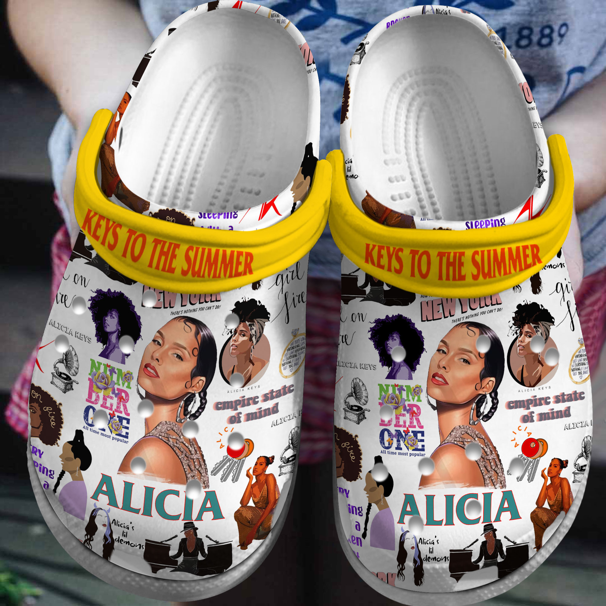Alicia Keys  Crocs Crocband Clogs Shoes