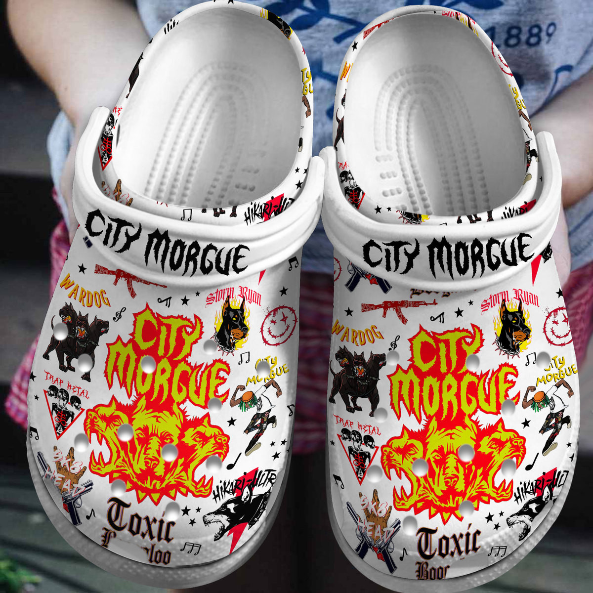 City Morgue  Crocs Crocband Clogs Shoes