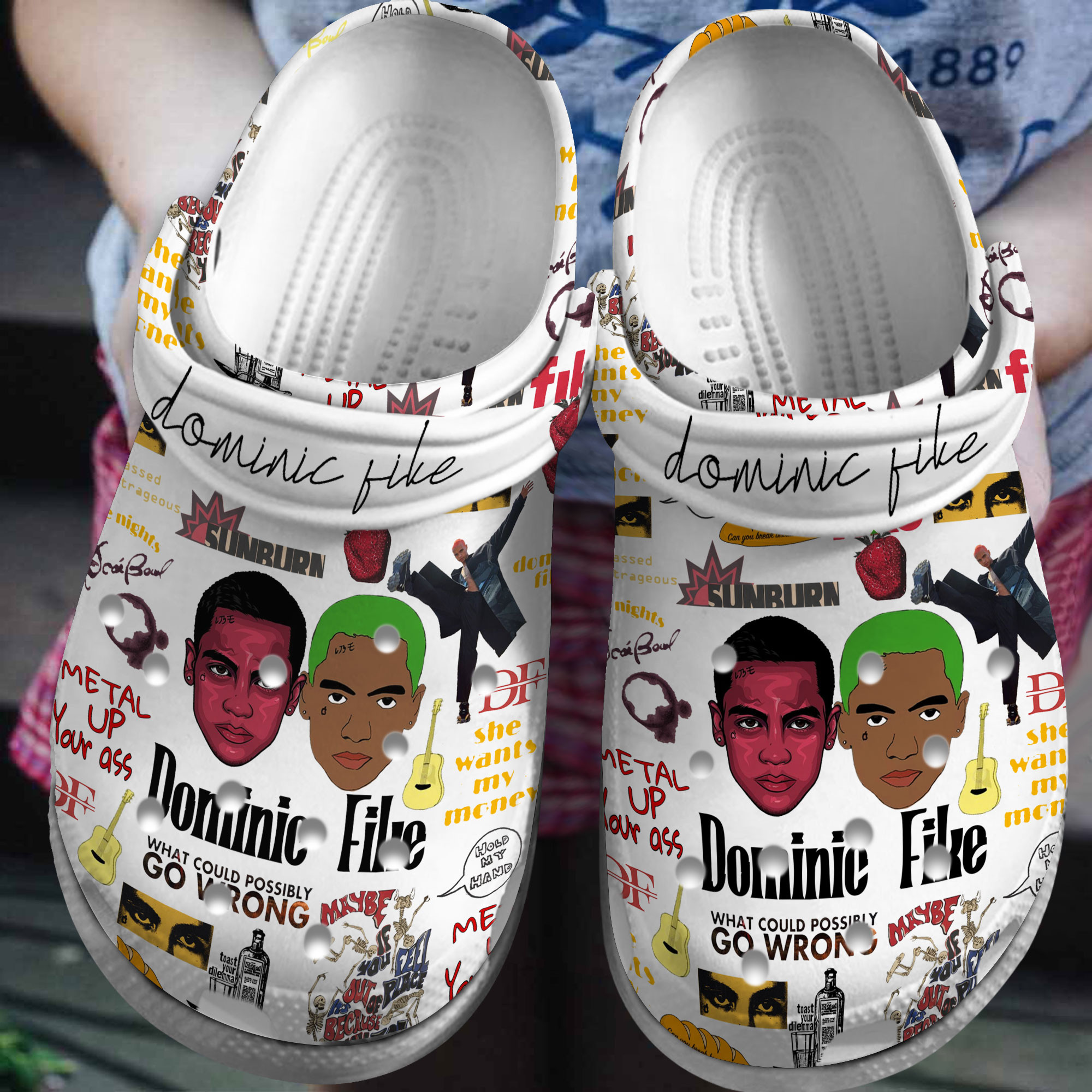 Dominic Fike  Crocs Crocband Clogs Shoes