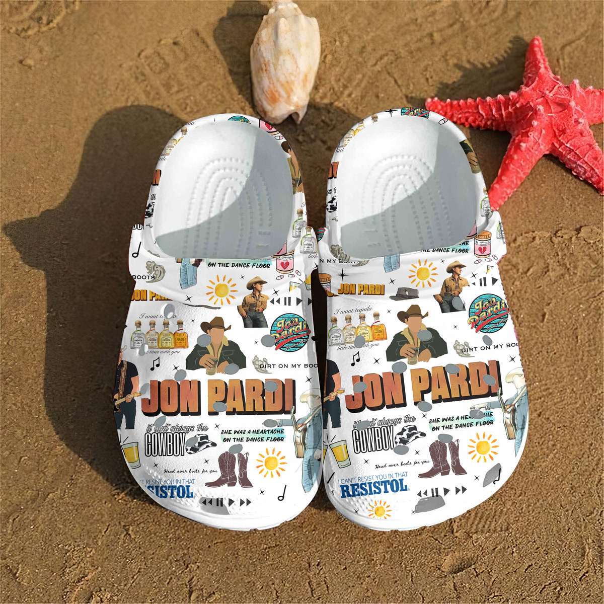 Jon Pardi  Crocs Crocband Clogs Shoes