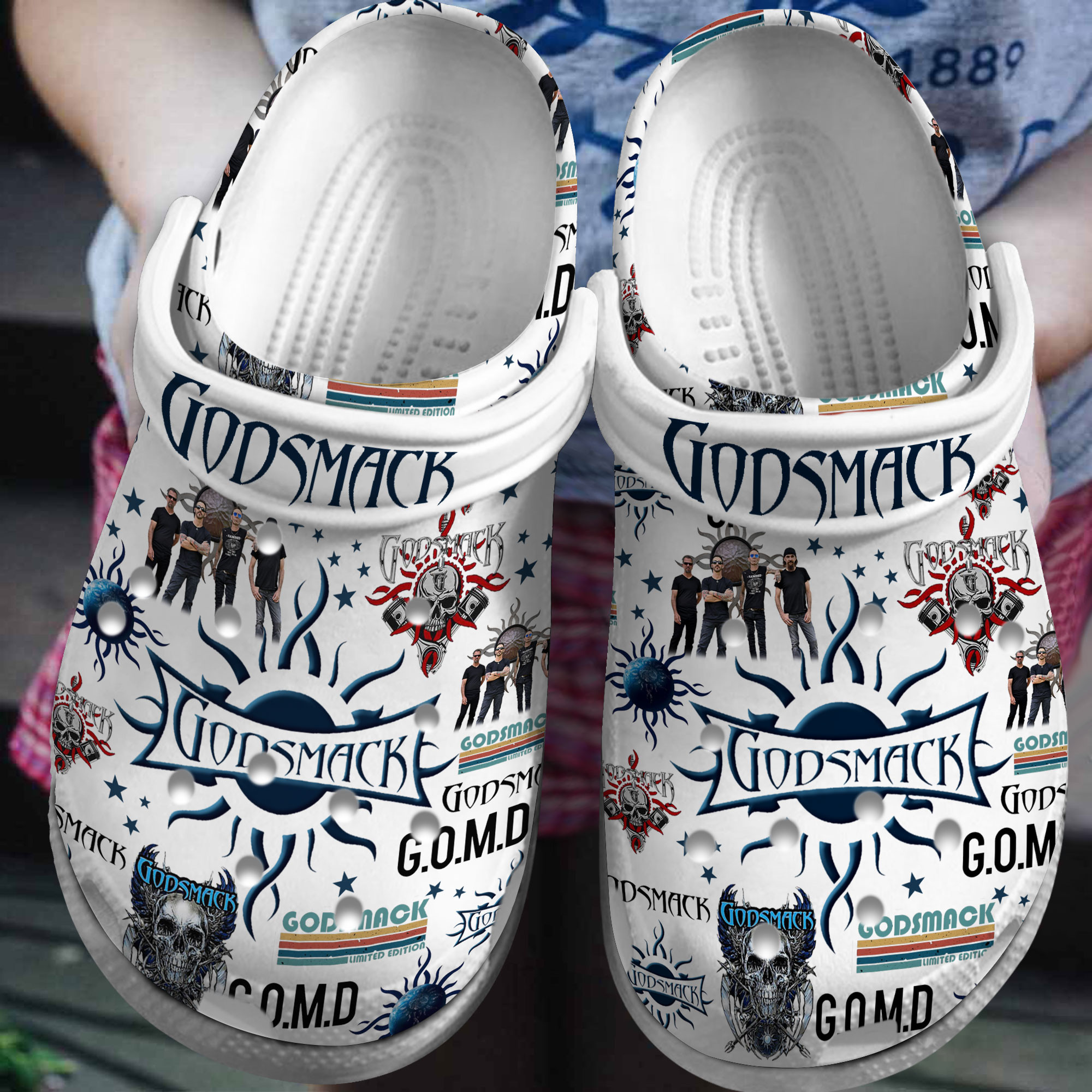 Godsmack  Crocs Crocband Clogs Shoes