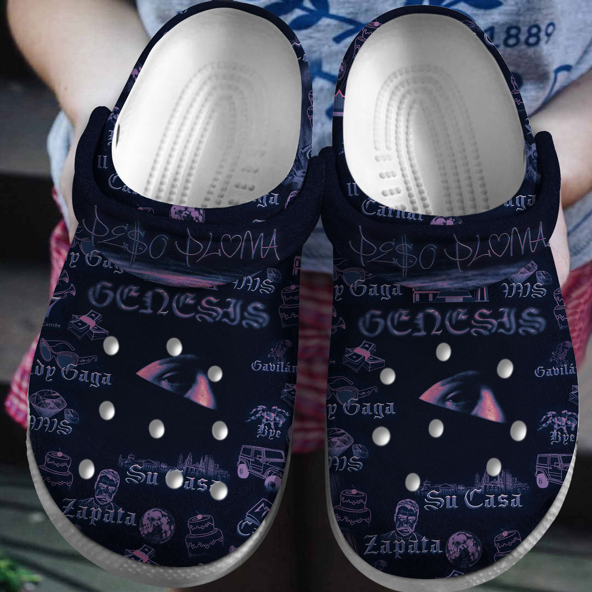 Peso Pluma  Crocs Crocband Clogs Shoes Gift For Fans