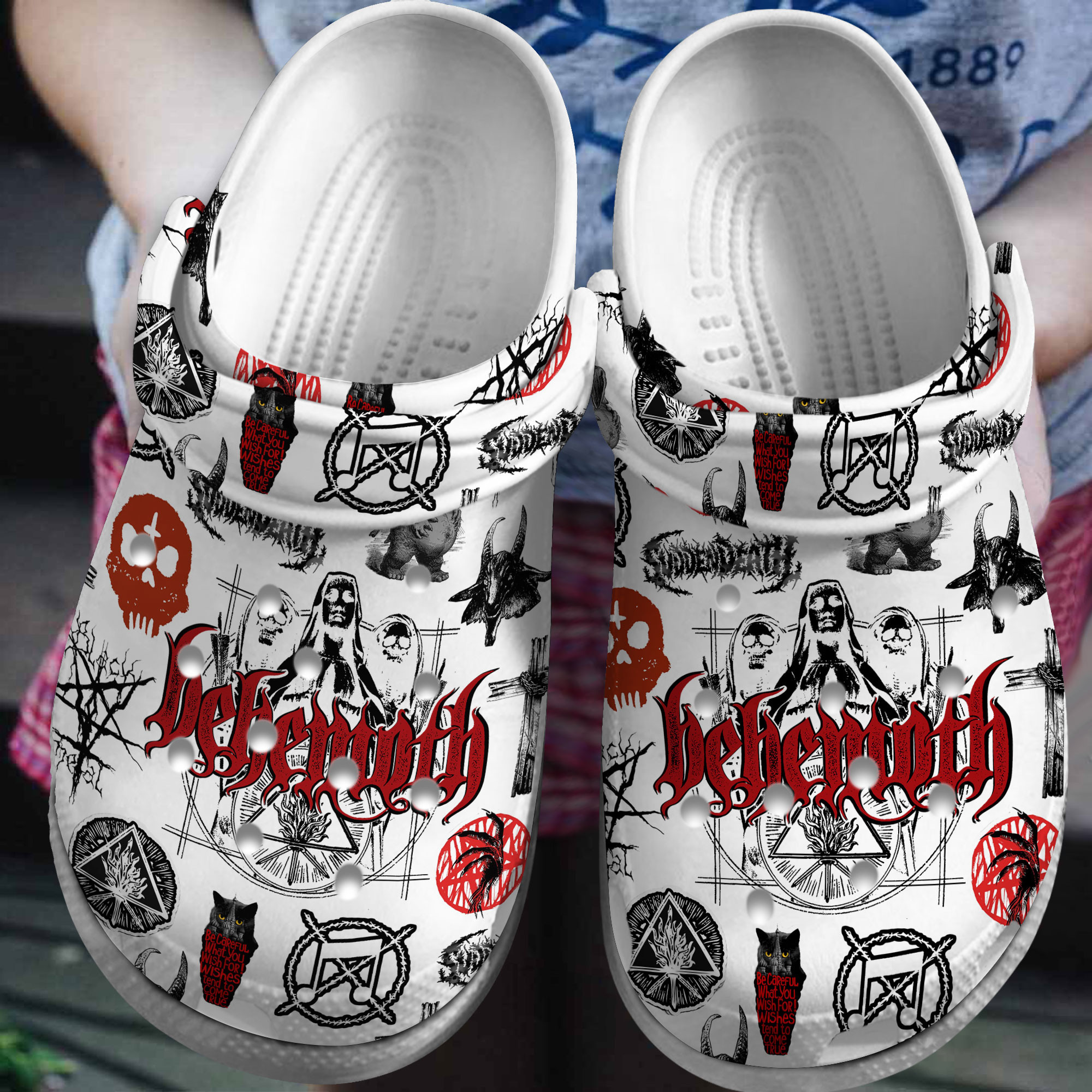 Behemoth  Crocs Crocband Clogs Shoes Gift For Fans
