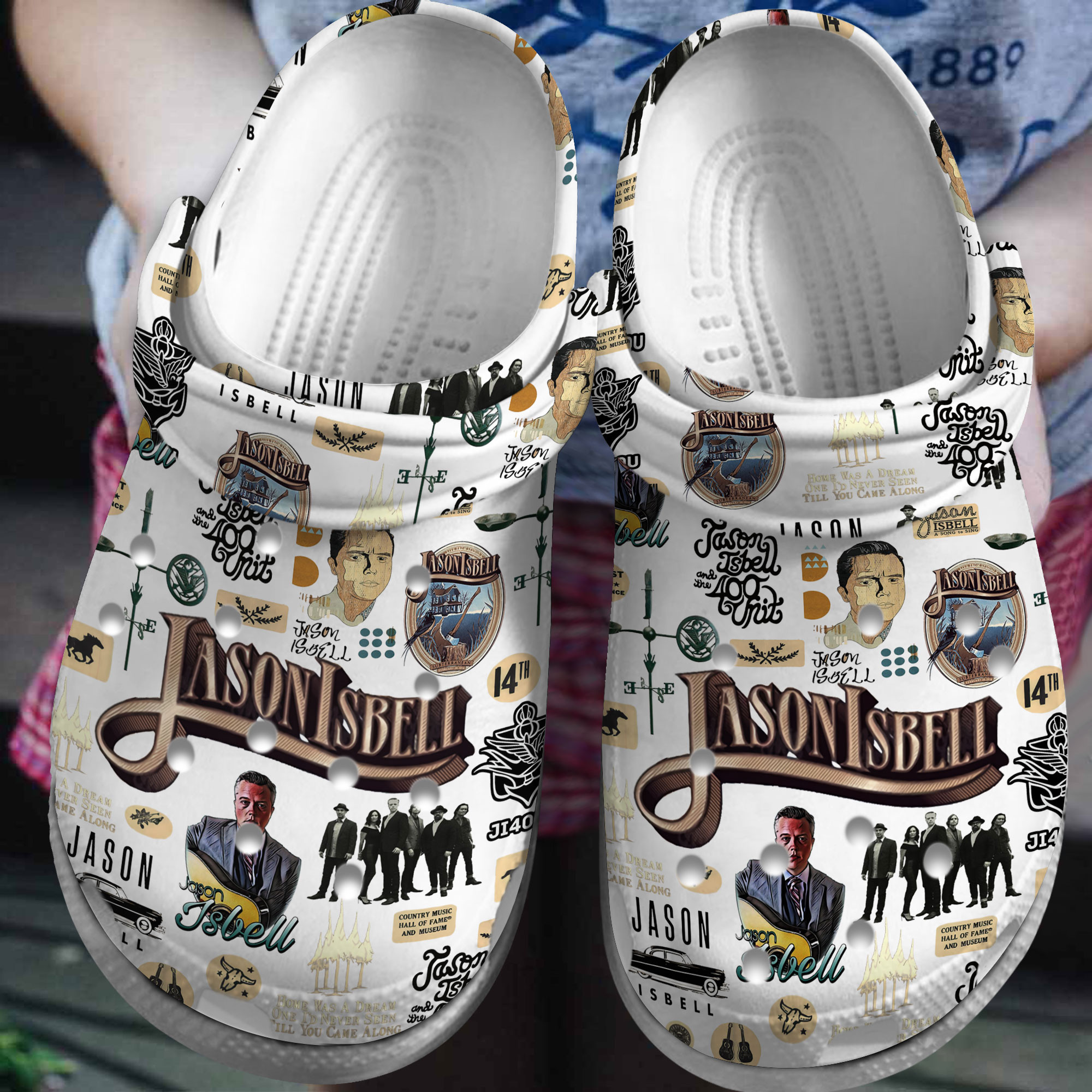 Jason Isbell  Crocs Crocband Clogs Shoes Gift For Fans