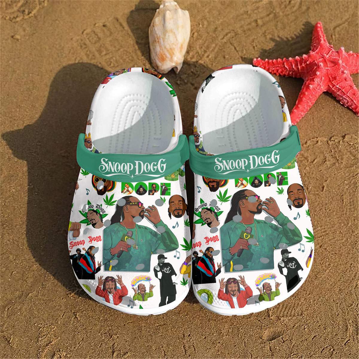 Snoop Dogg  Crocs Crocband Clogs Shoes Gift For Fans