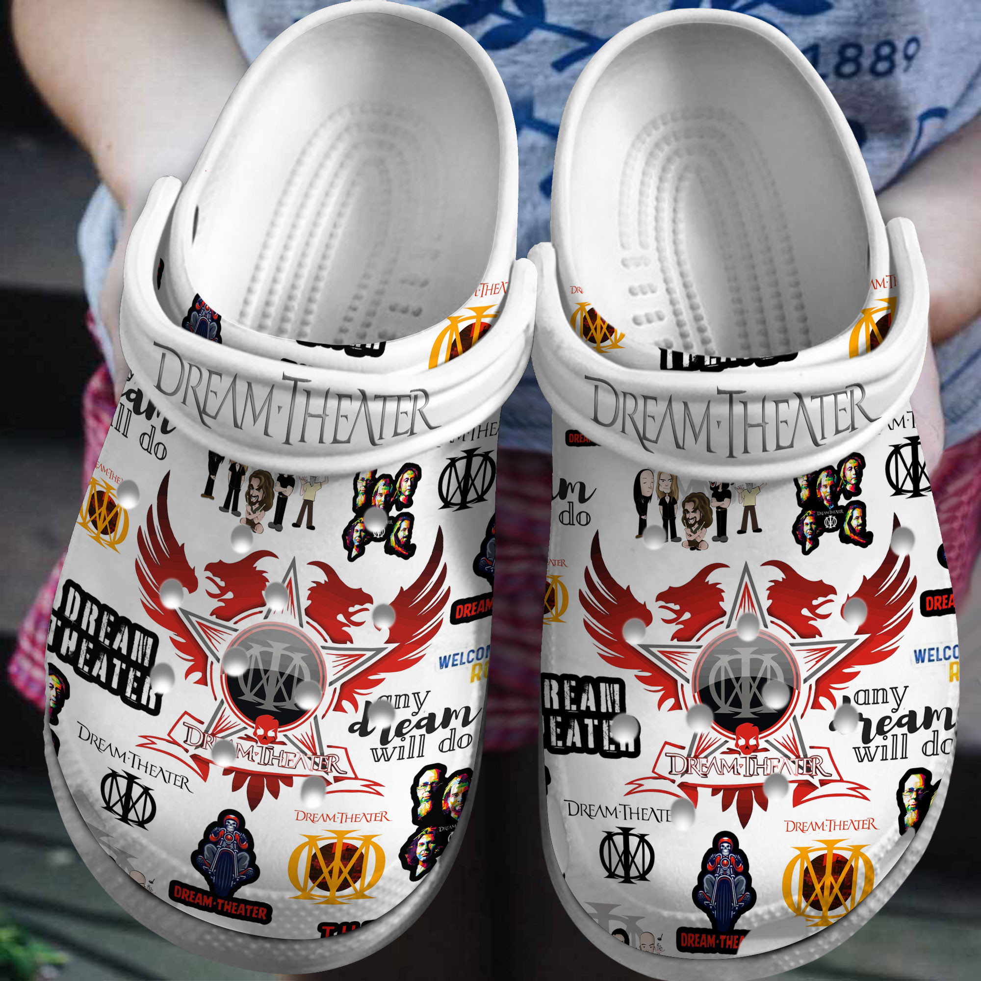 Dream Theater  Crocs Crocband Clogs Shoes Gift For Fans