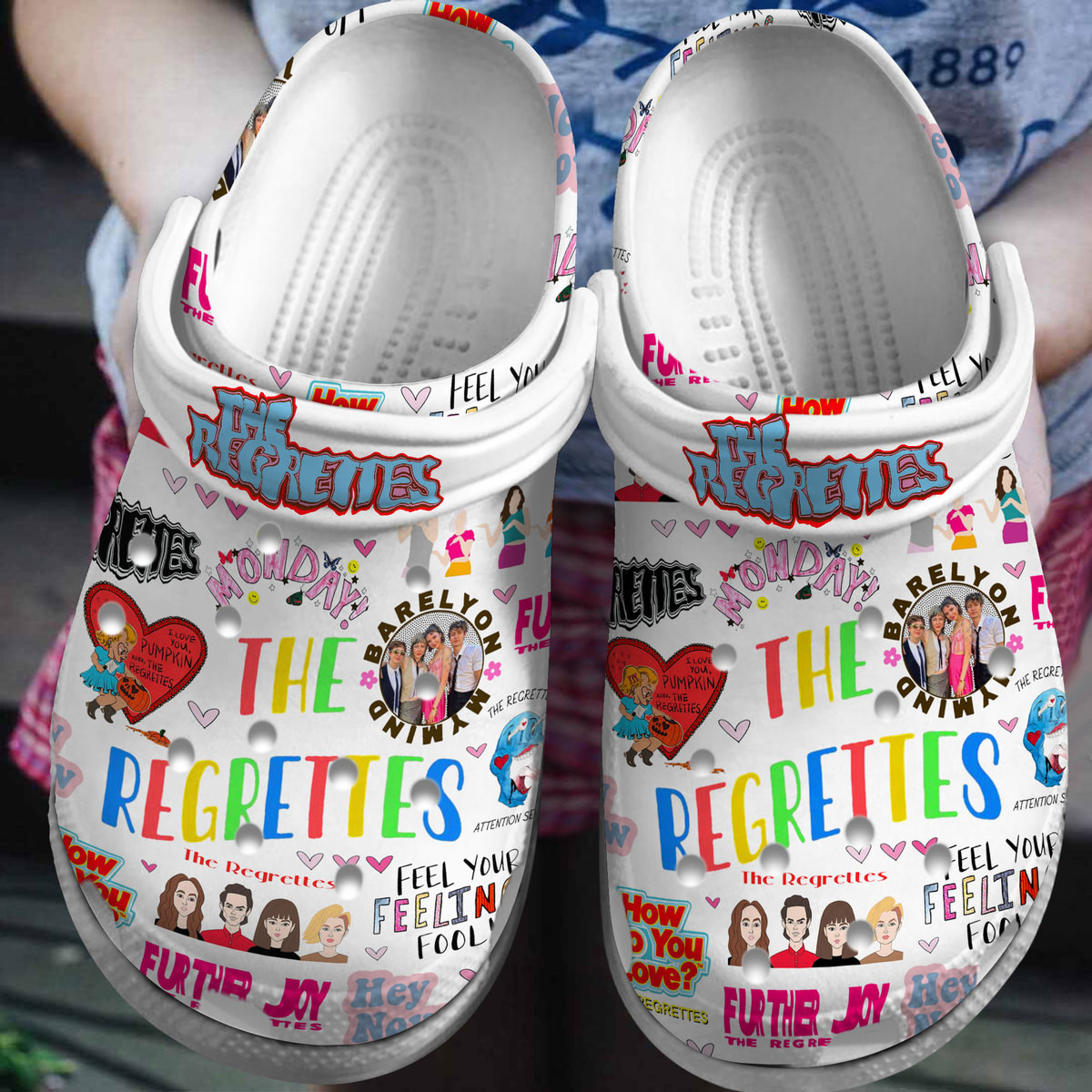 The Regrettes  Crocs Crocband Clogs Shoes Gift For Fans