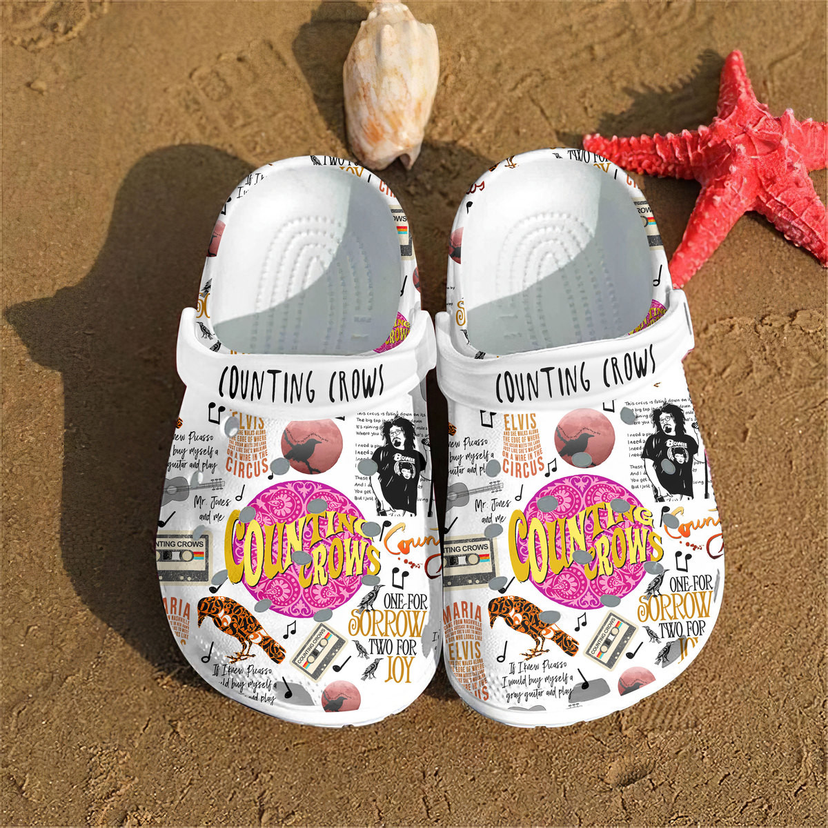 Counting Crows Music Crocs Crocband Clogs Comfortable For Men Women And Kids