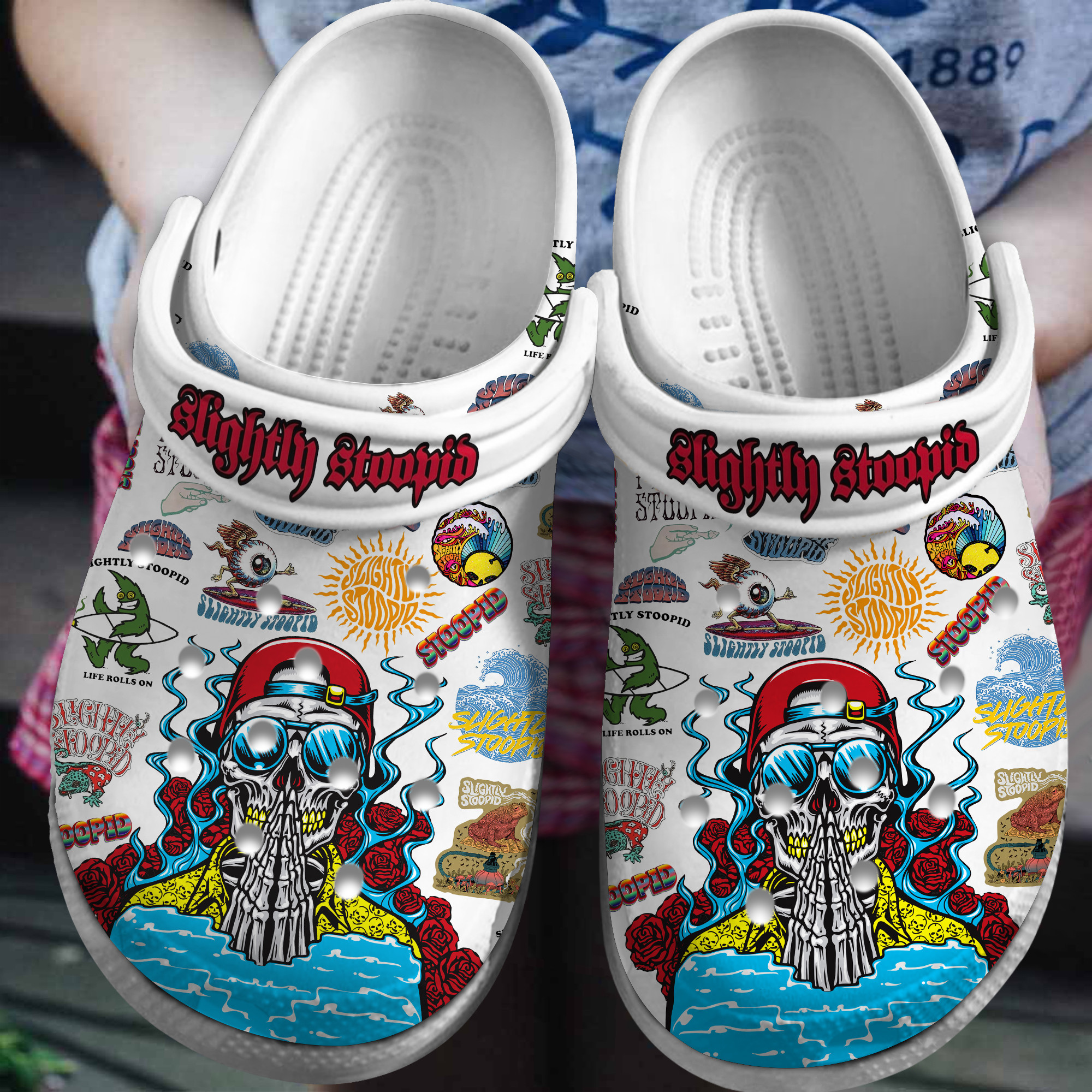 Slightly Stoopid  Crocs Crocband Clogs Shoes Gift For Fans