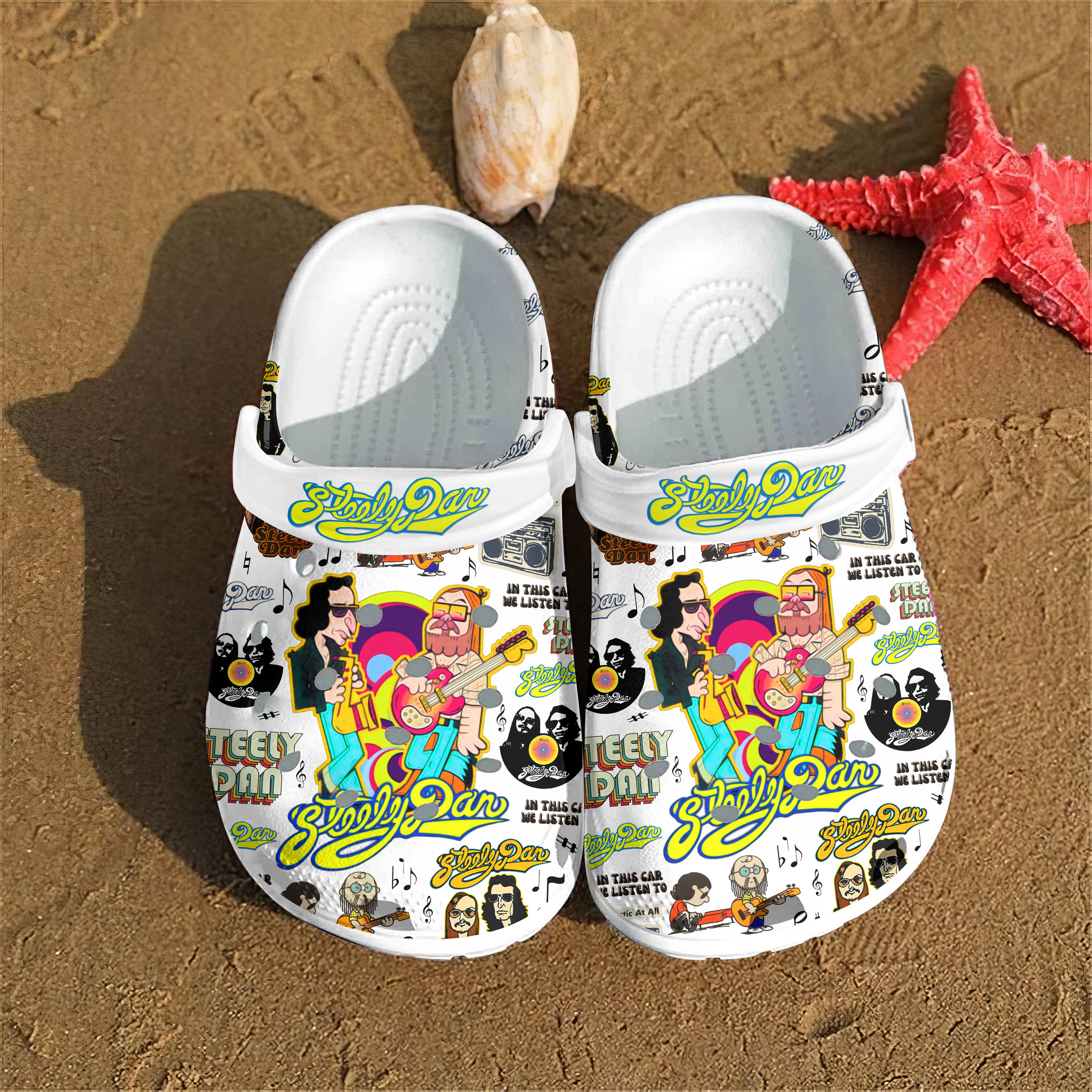Steely Dan  Crocs Crocband Clogs Shoes Gift For Fans