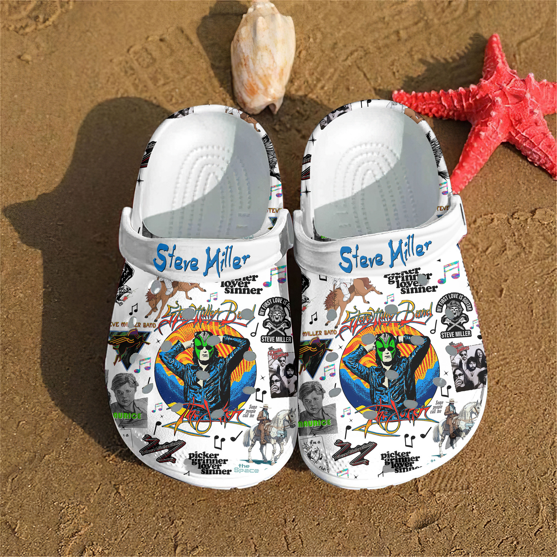 Steve Miller Music Crocs Crocband Clogs Comfortable For Men Women And Kids