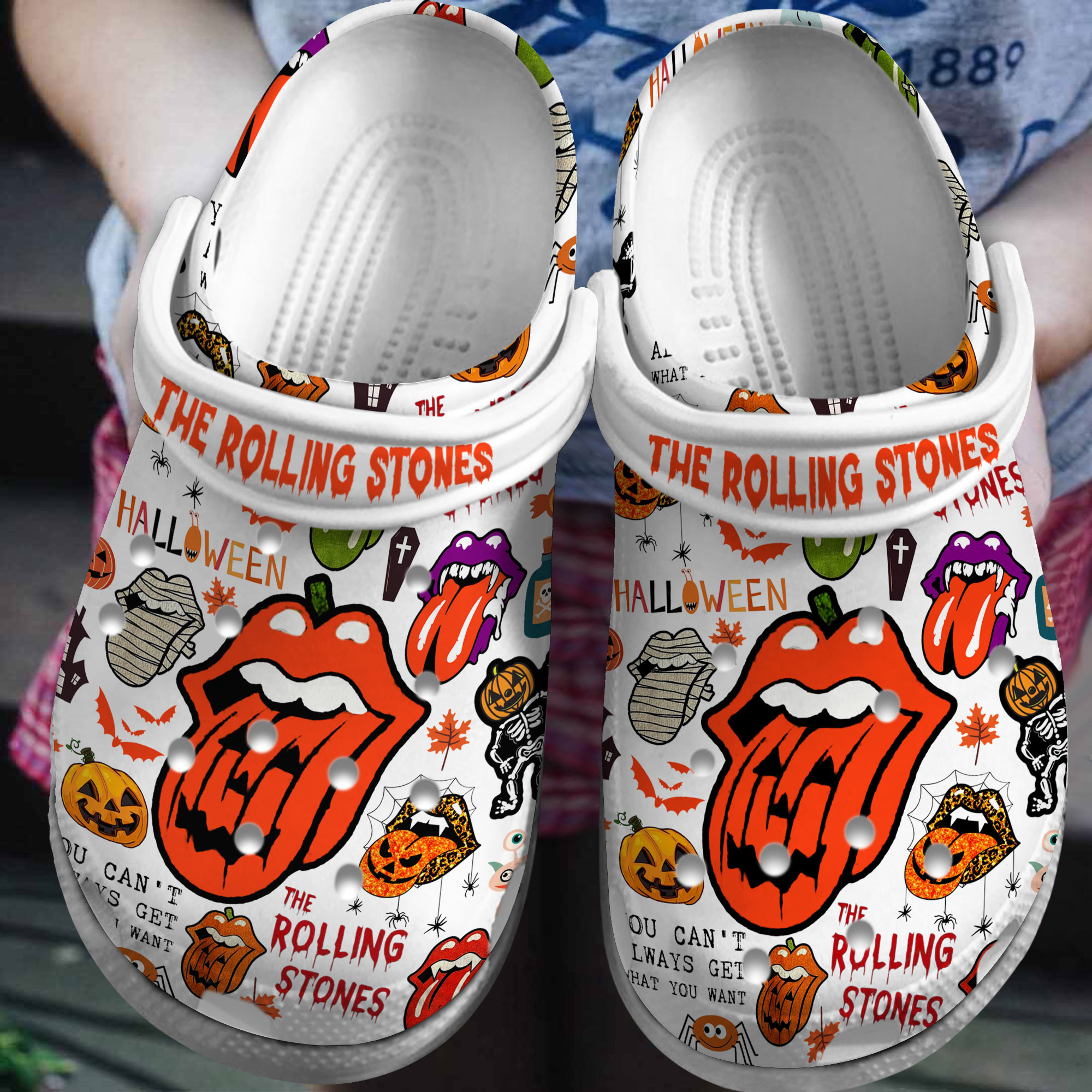 The Rolling Stones Band Music Crocs Crocband Comfortable For Men Women And Kids