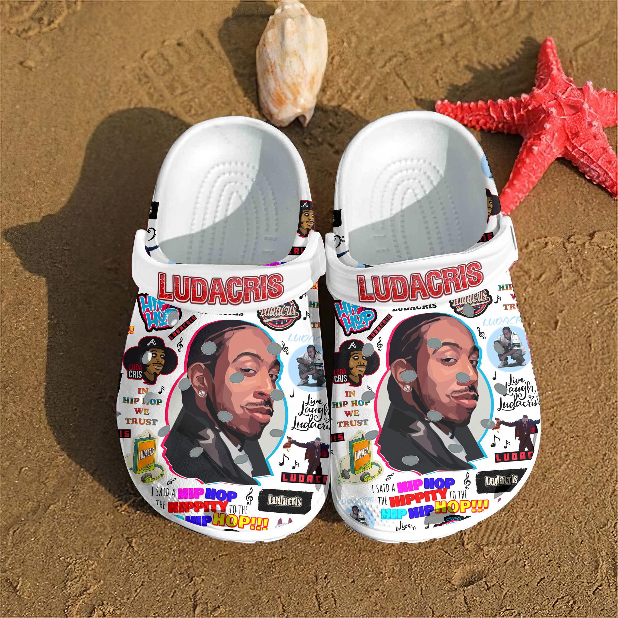 Ludacris Rapper Music Crocs Crocband Clogs Comfortable For Men Women And Kids