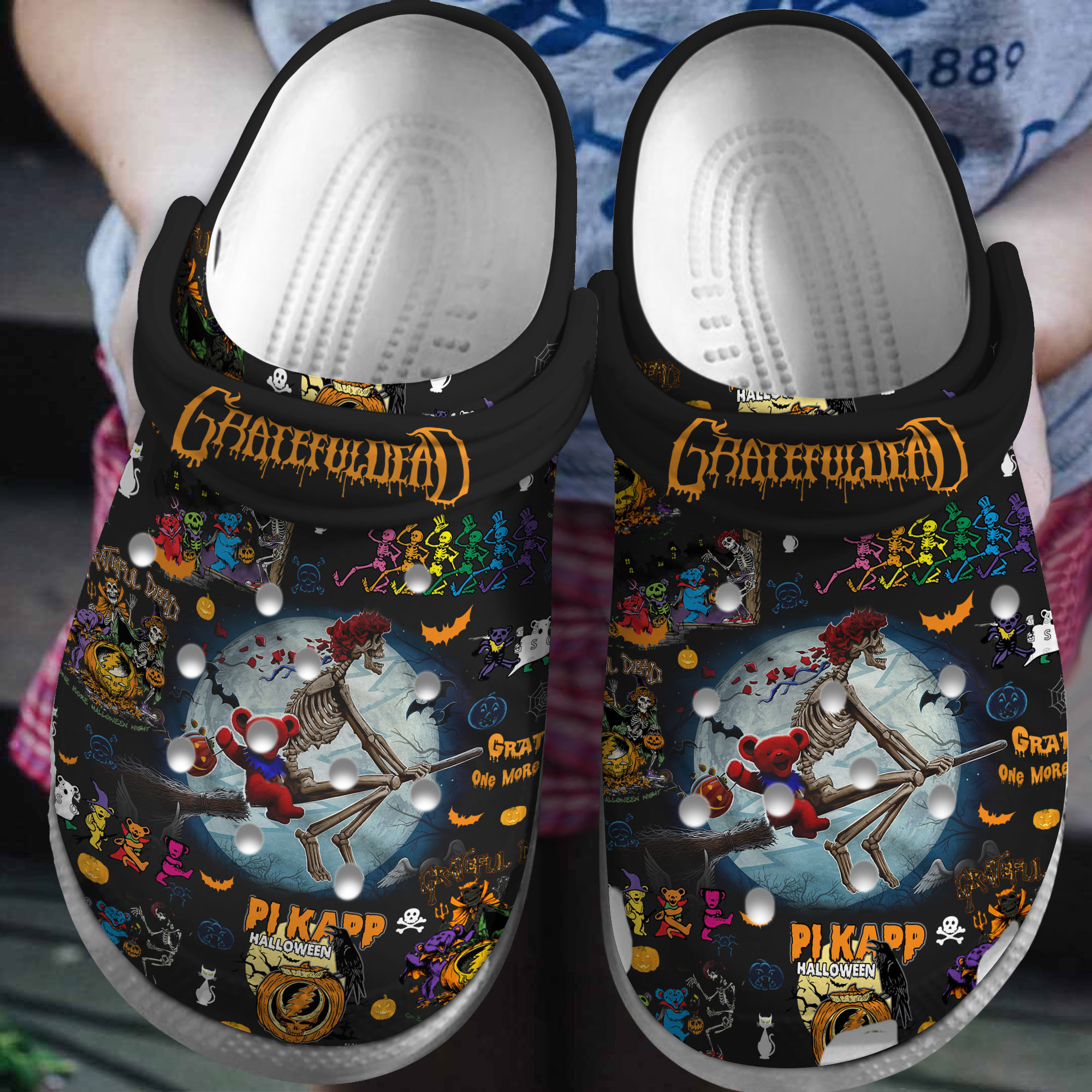 Grateful Dead Music Crocs Crocband Comfortable For Men Women And Kids