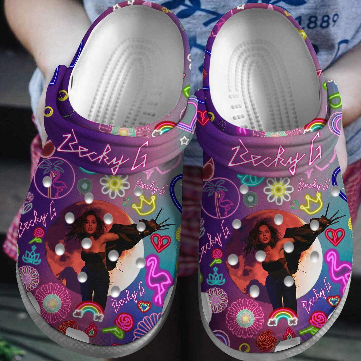 Becky G Music Crocs Crocband Clogs
