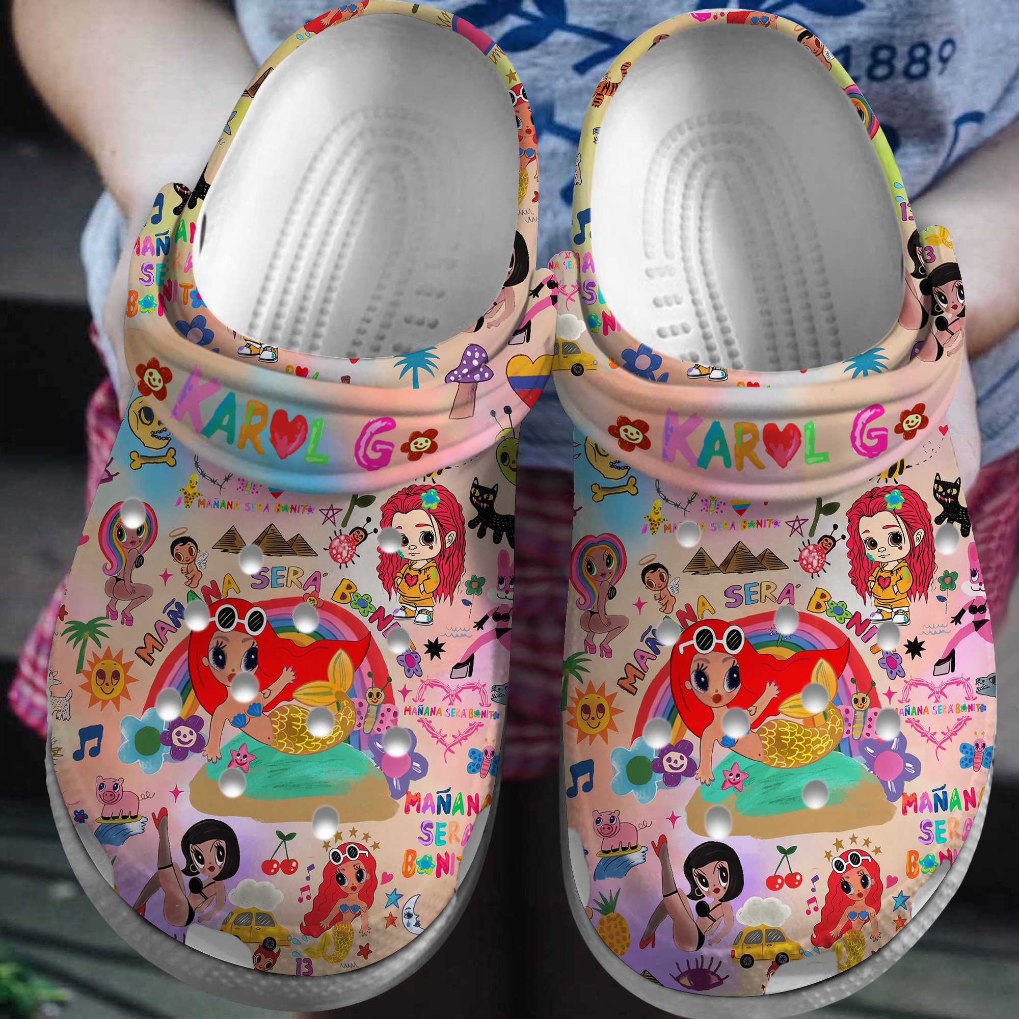 Karol G Music Crocs Shoes