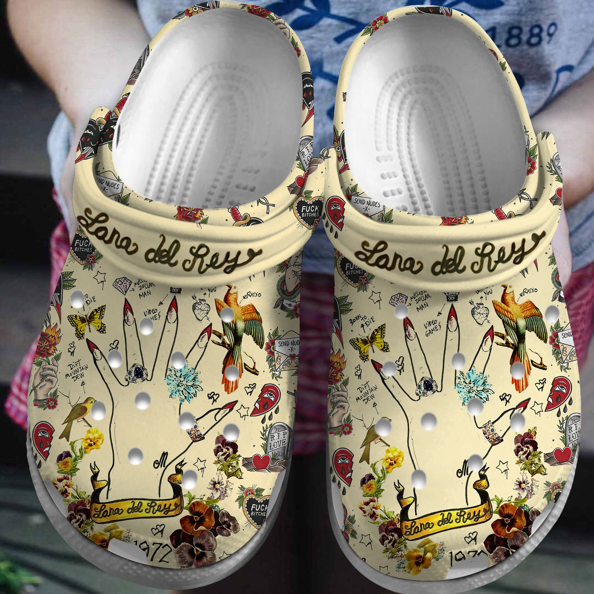 Lana Del Rey Music Crocs Shoes