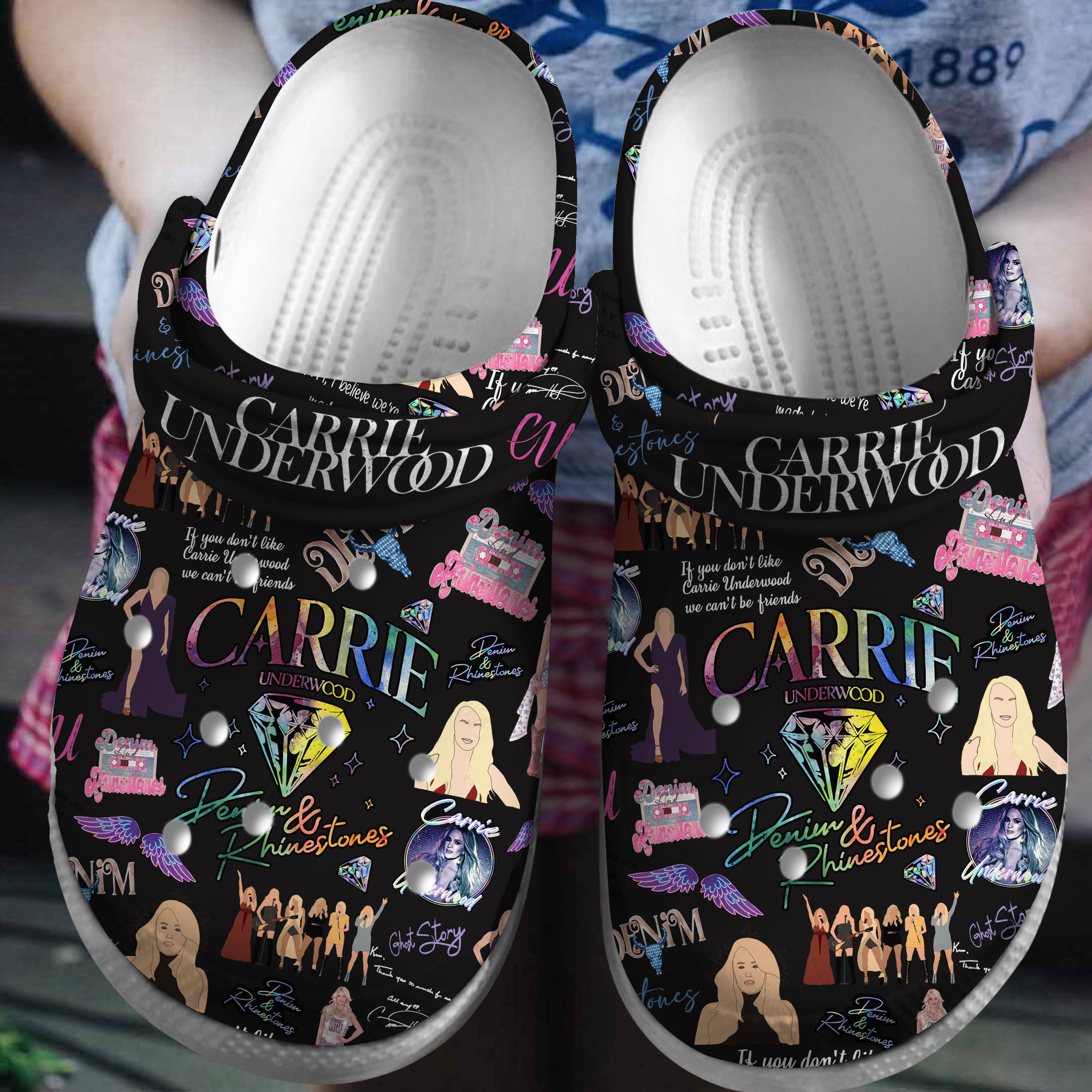 Carrie Underwood Music Crocs Shoes