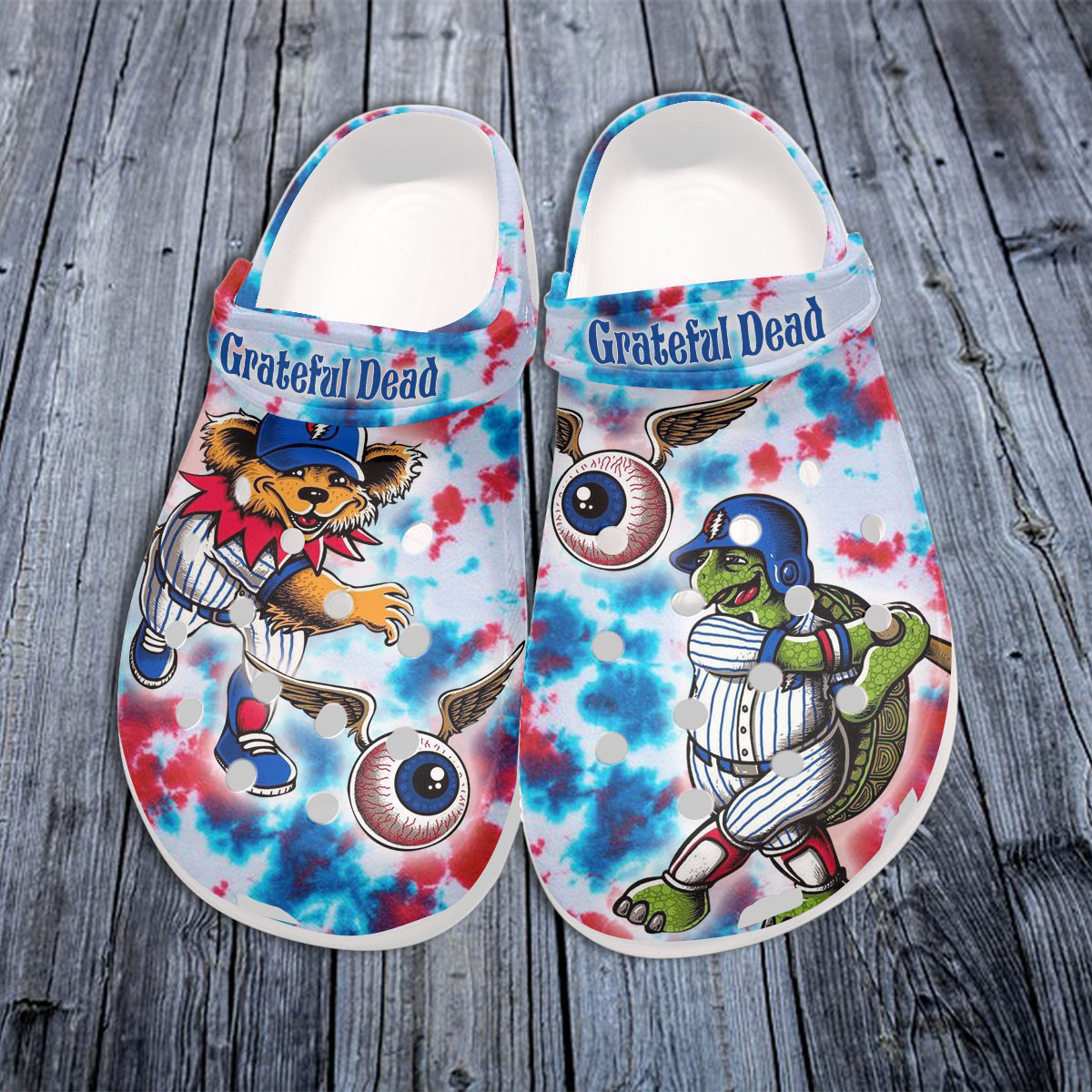 Grateful Dead Music Crocs Crocband Clogs