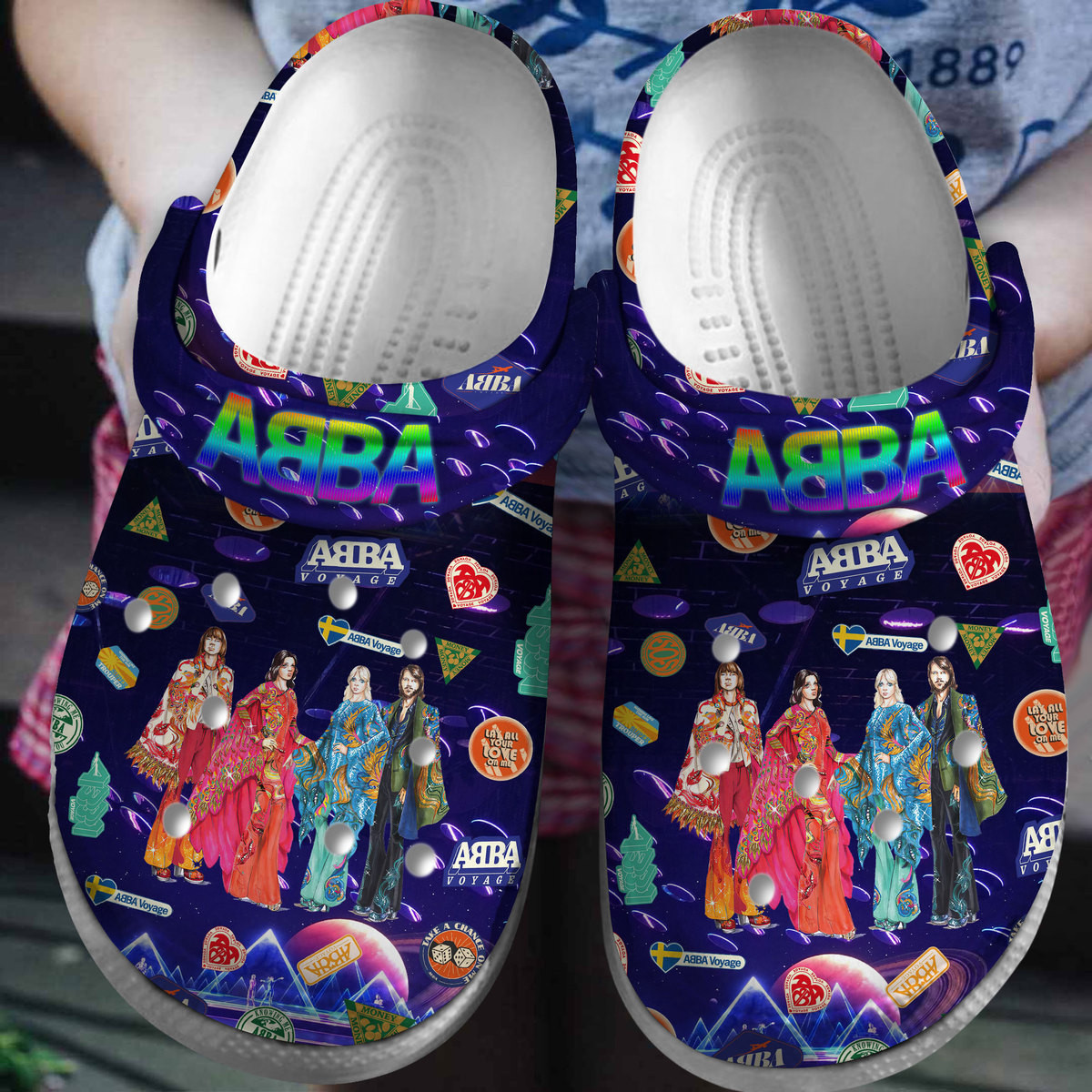 Abba Voyage Music Crocs Crocband Clogs Shoes