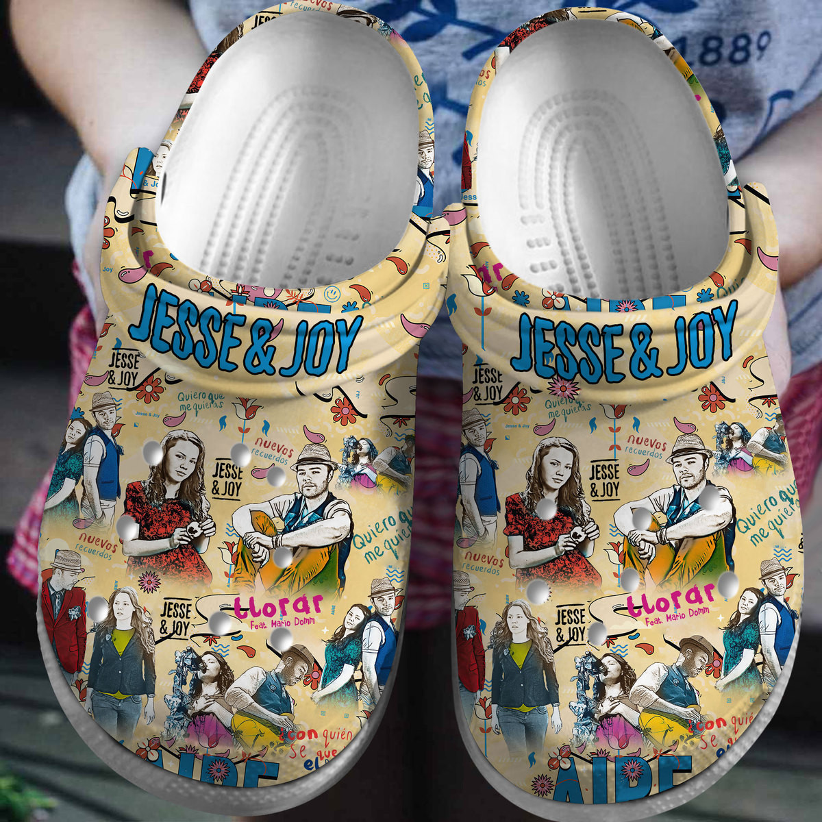 Jesse & Joy Music Crocs Crocband Clogs Shoes