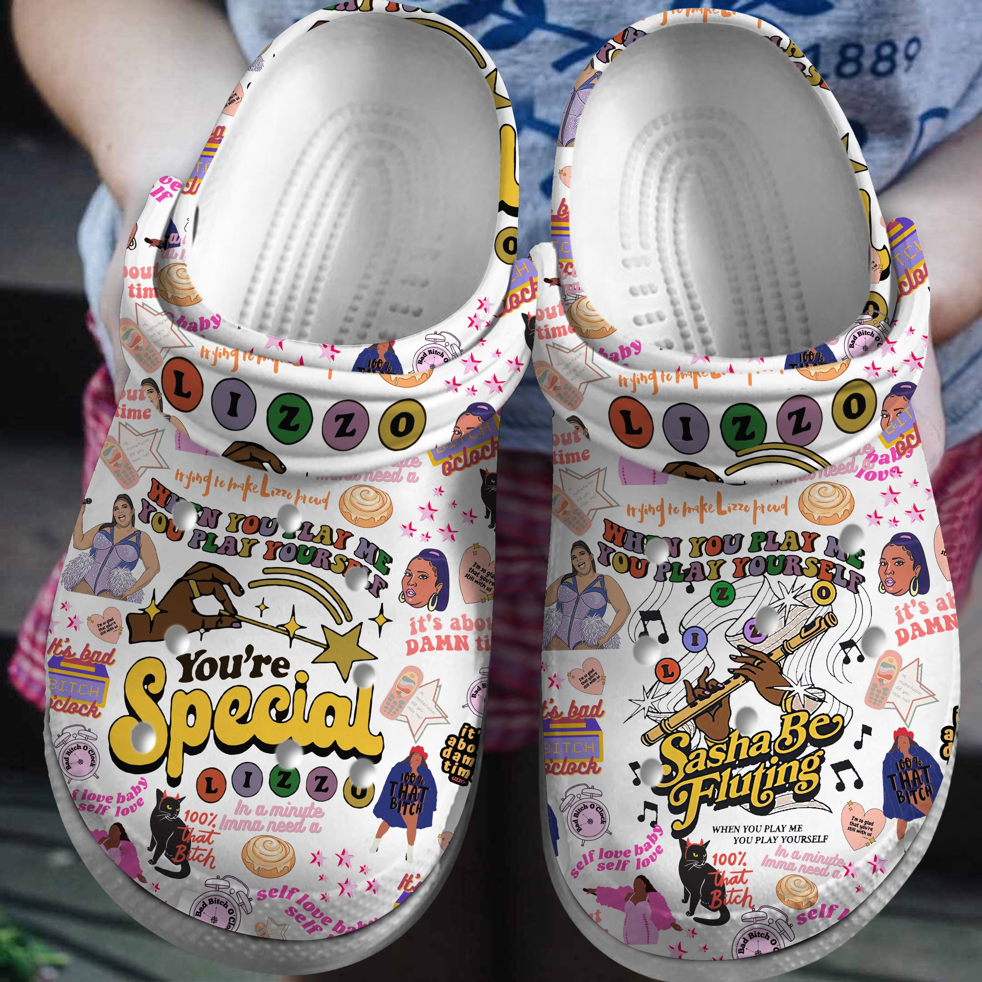 Lizzo Special Music Crocs Crocband Clogs Shoes