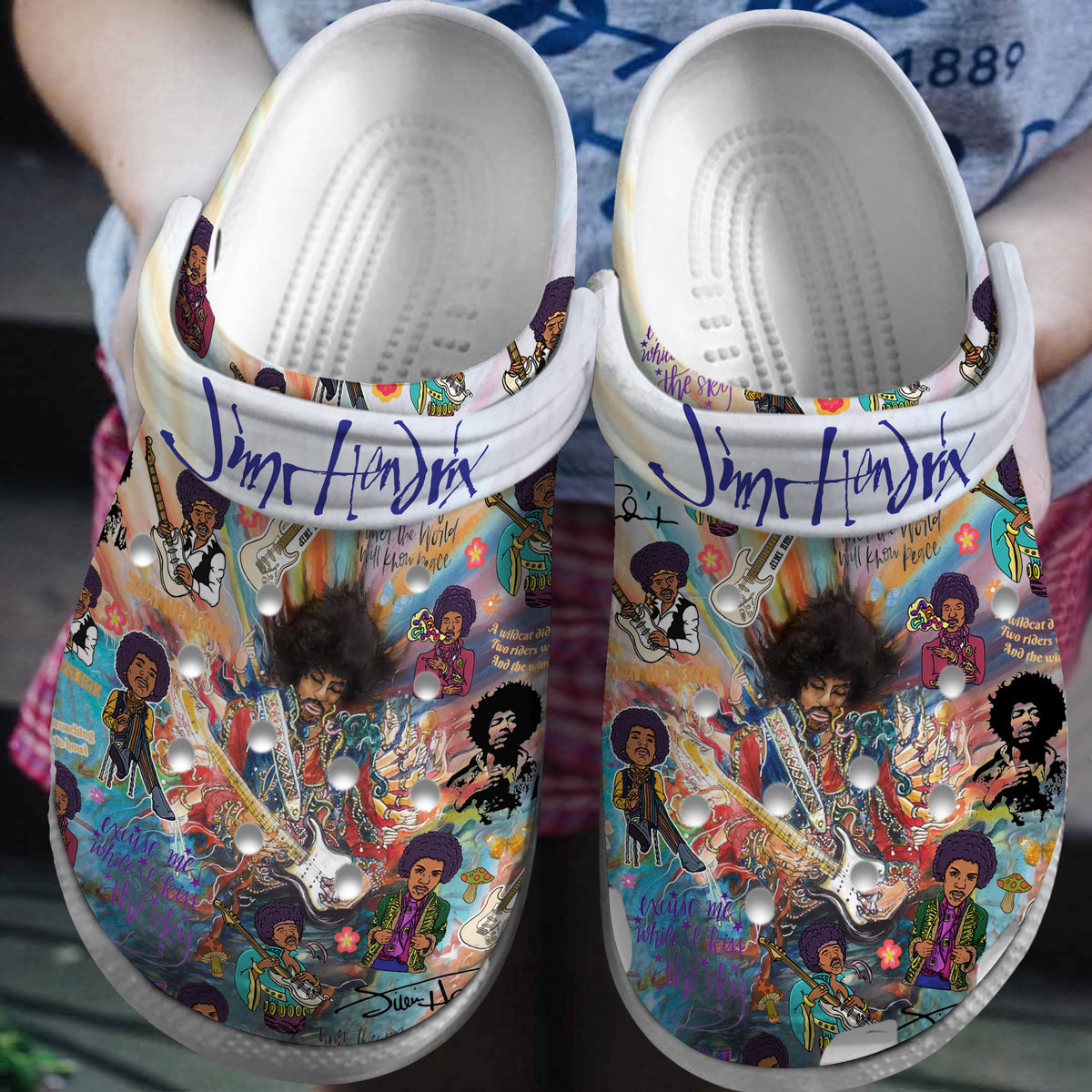 Jim Hendricks Music Crocs Crocband Clogs Shoes