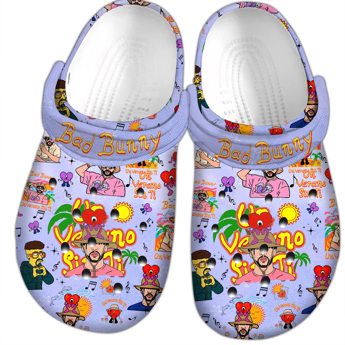 Bad Bunny Crocs Bad Bunny Merch Clog Shoes