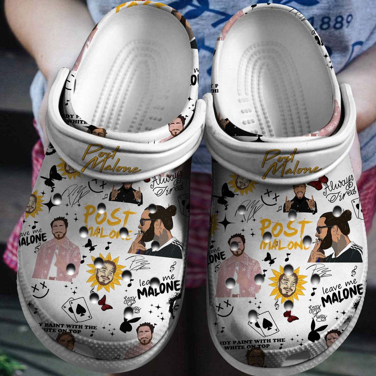 Post Malone Music Crocs Crocband Clogs