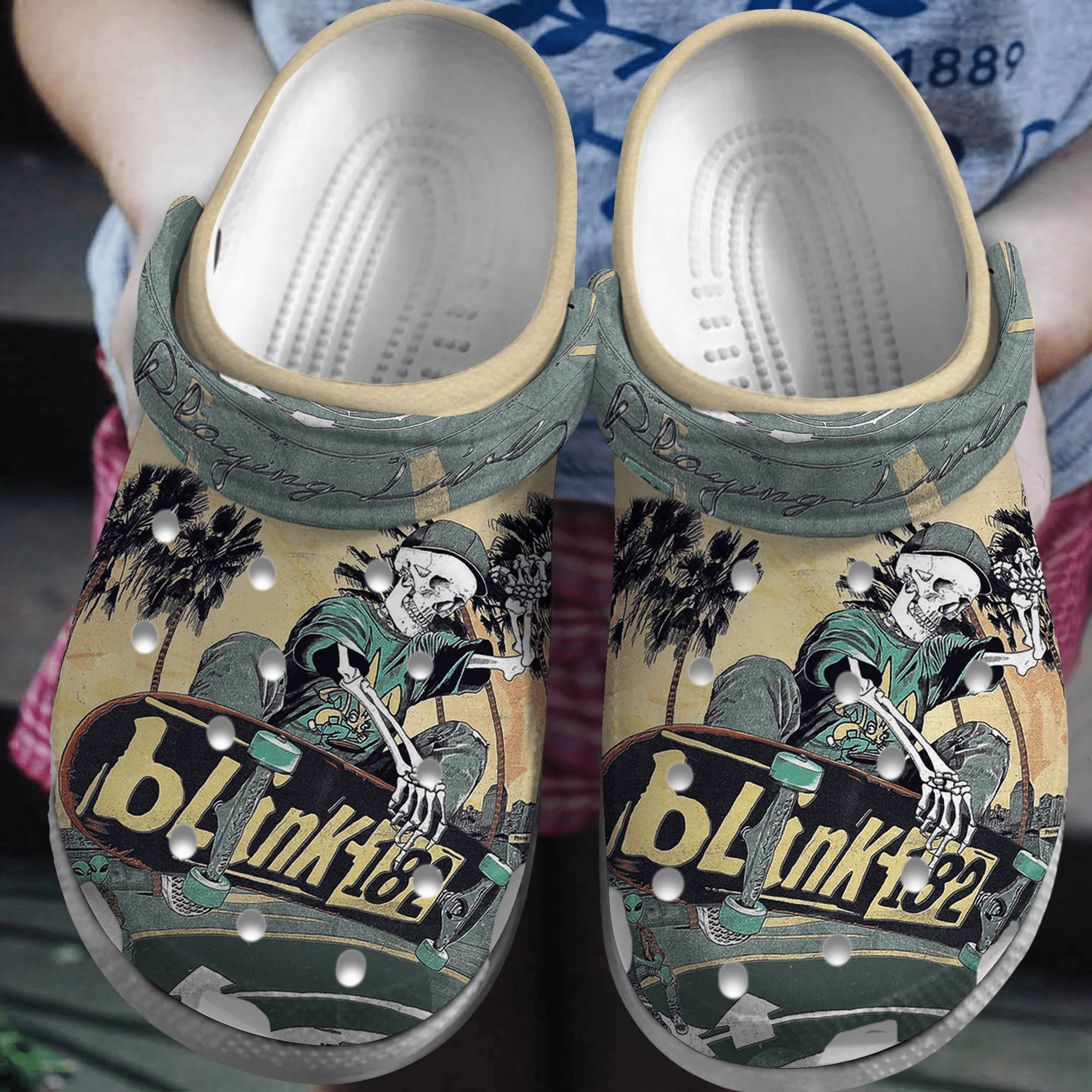 Blink-182 Music Crocs Crocband Clogs Shoes