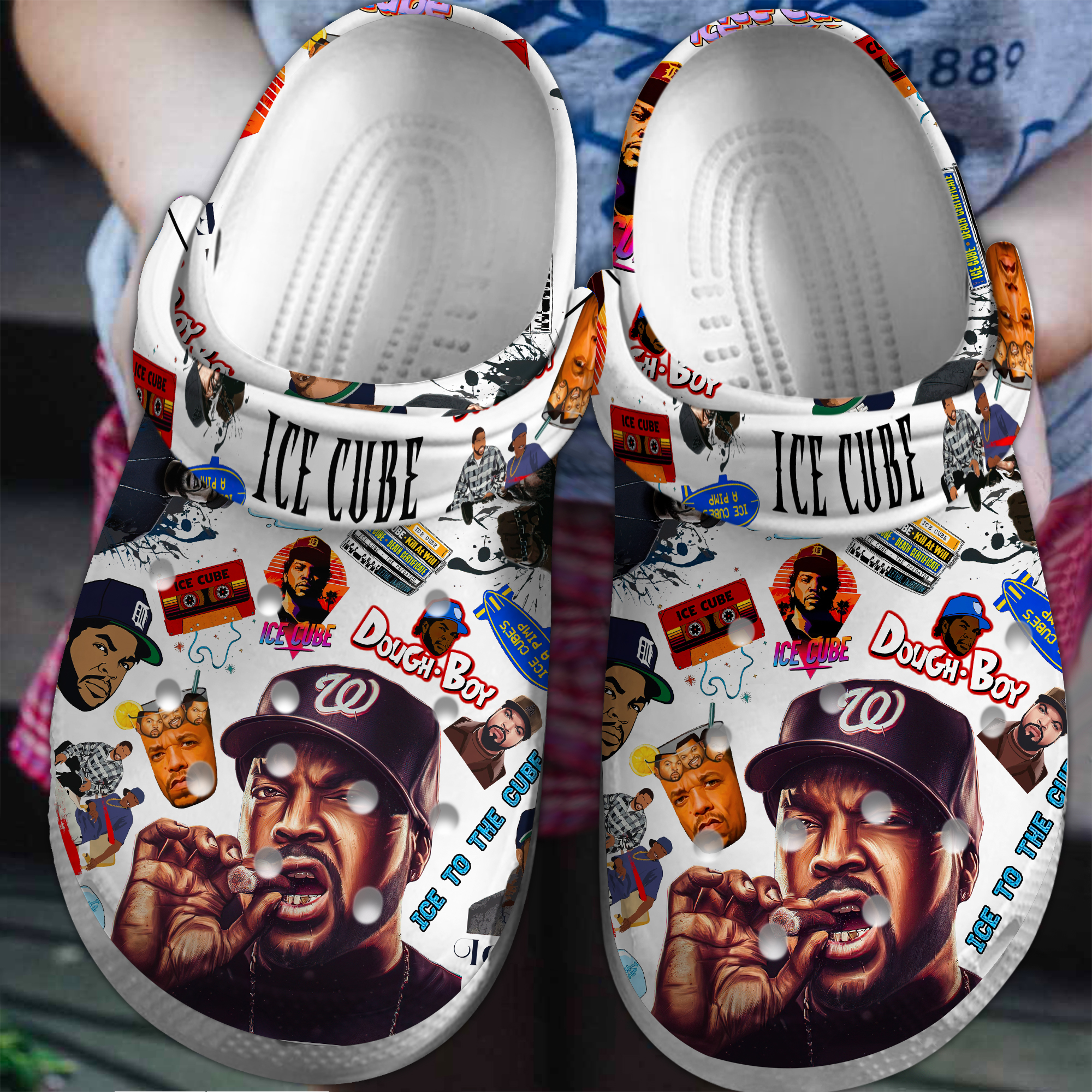Ice Cube Music Crocs Crocband Clogs Shoes