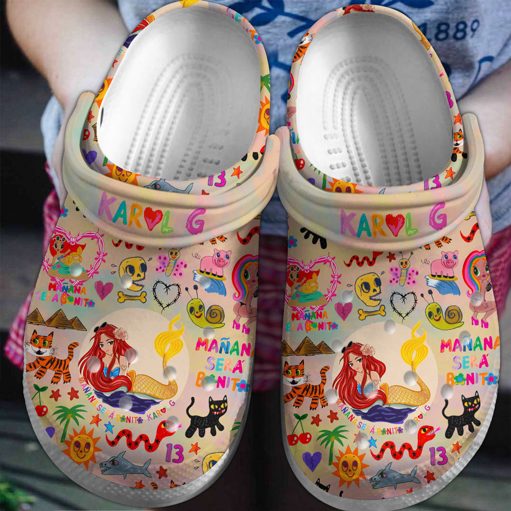 Karol G Music Crocs Crocband Clogs Shoes