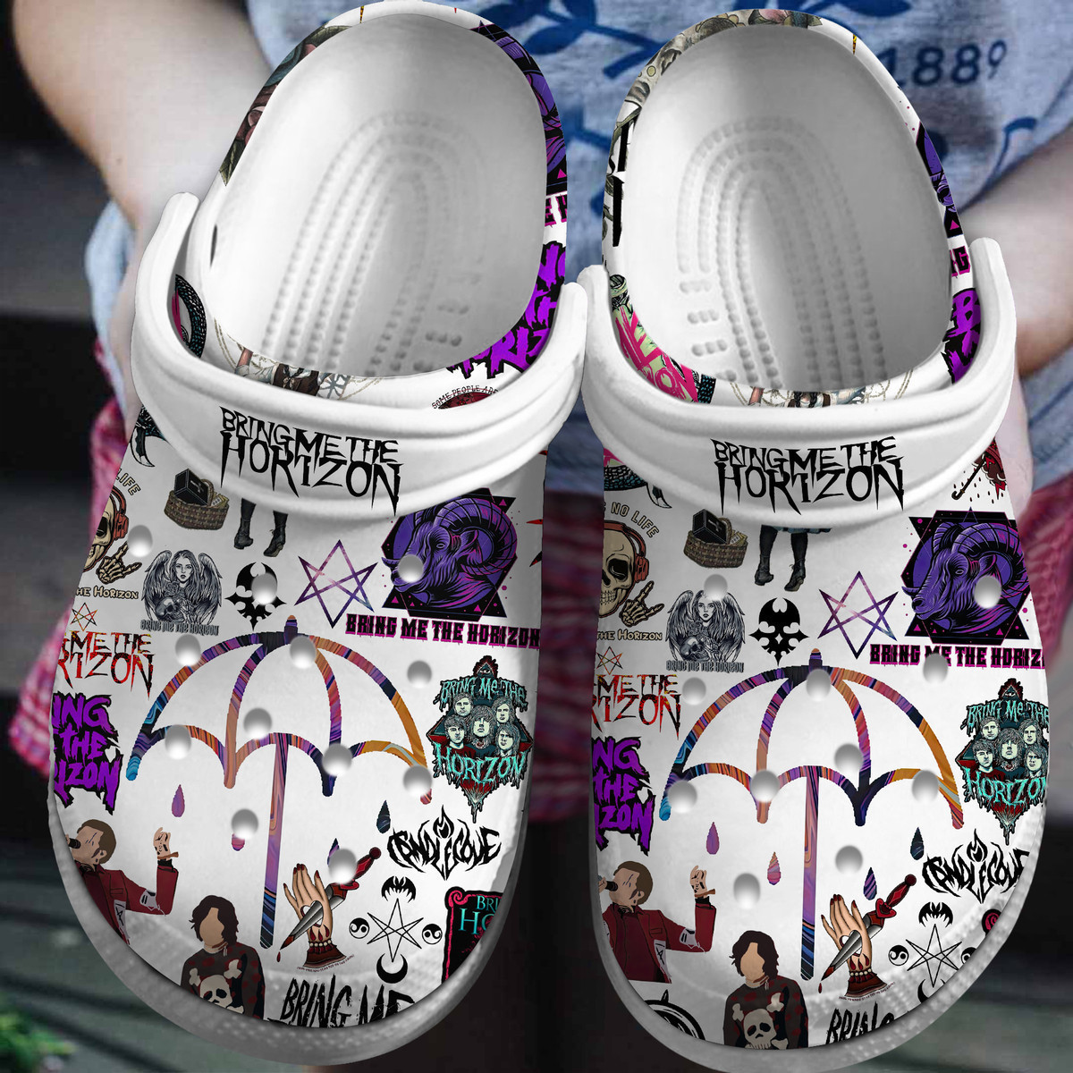 Bring Me The Horizon Music Crocs Crocband Clogs