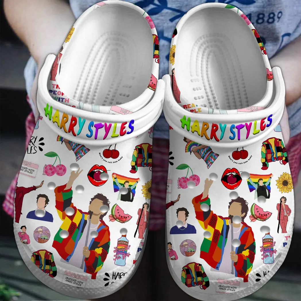 Harry Styles Music Crocs Clogs Shoes