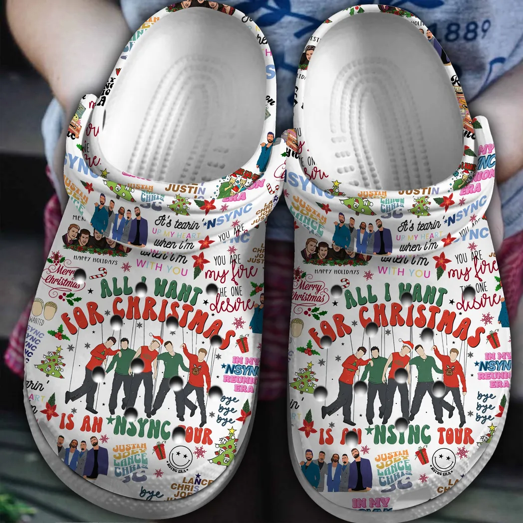 Nsync Music Crocs Clogs Shoes