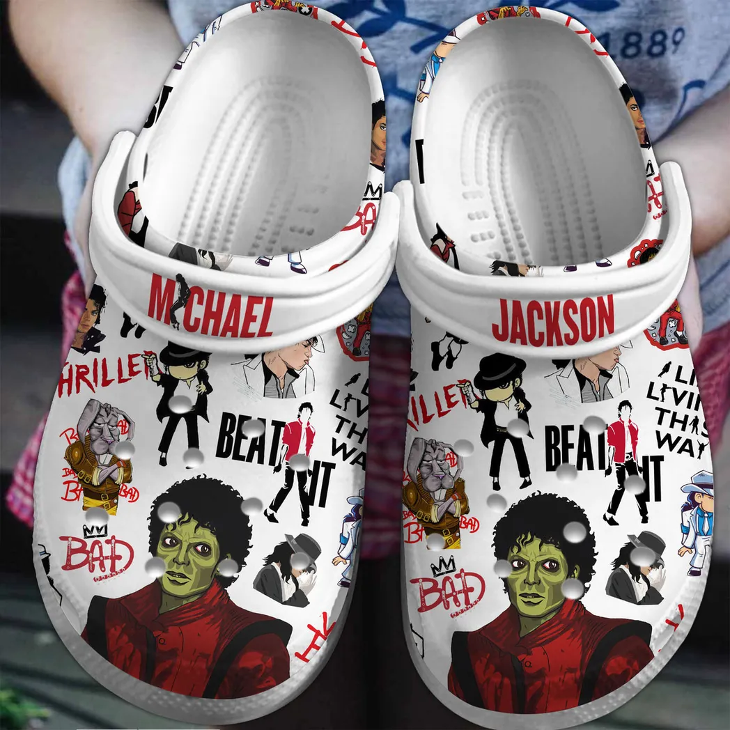 Michael Jackson Crocs Beat It live Bad Tour in Yokohama 1987 Clogs Shoes