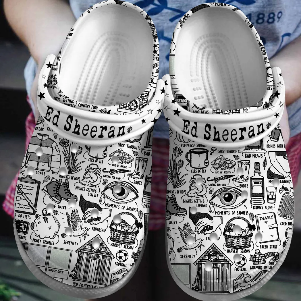 Ed Sheeran Crocs Music Clogs