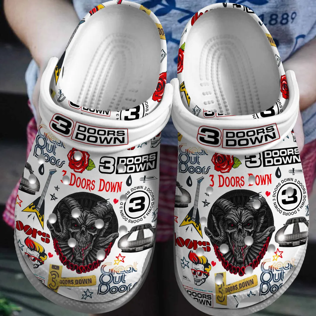 3 Doors Down Music Crocs Clogs