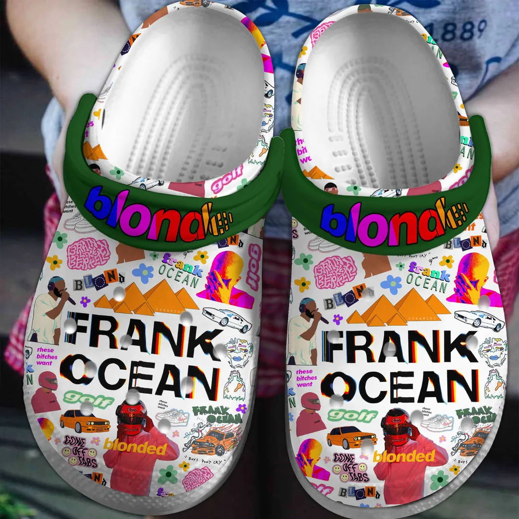 Frank Ocean Blonde Music Crocs Clogs