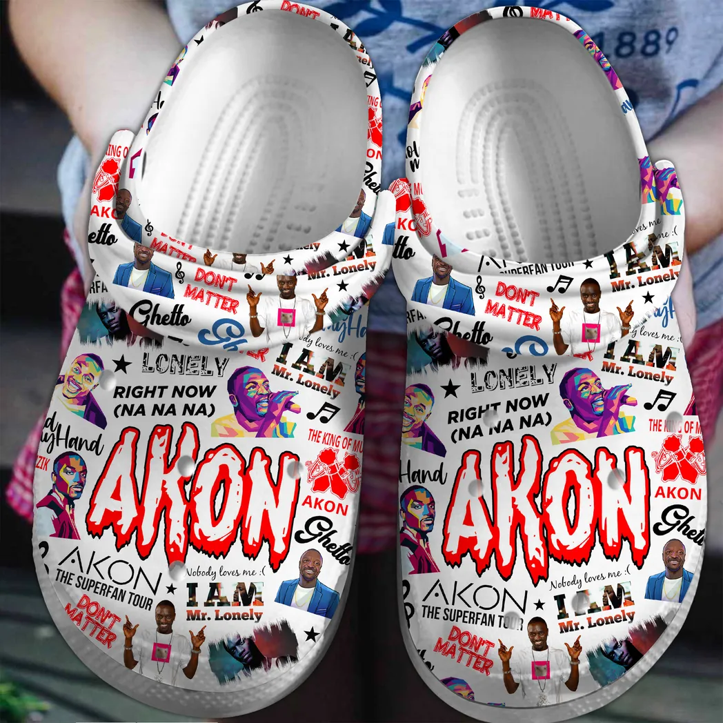Akon Music Crocs Clogs Hip Hop v R&B Crocs