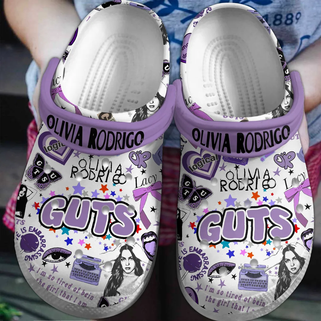 Olivia Rodrigo Crocs Guts Im So Tired Of Bein the Girl That I Am Clogs
