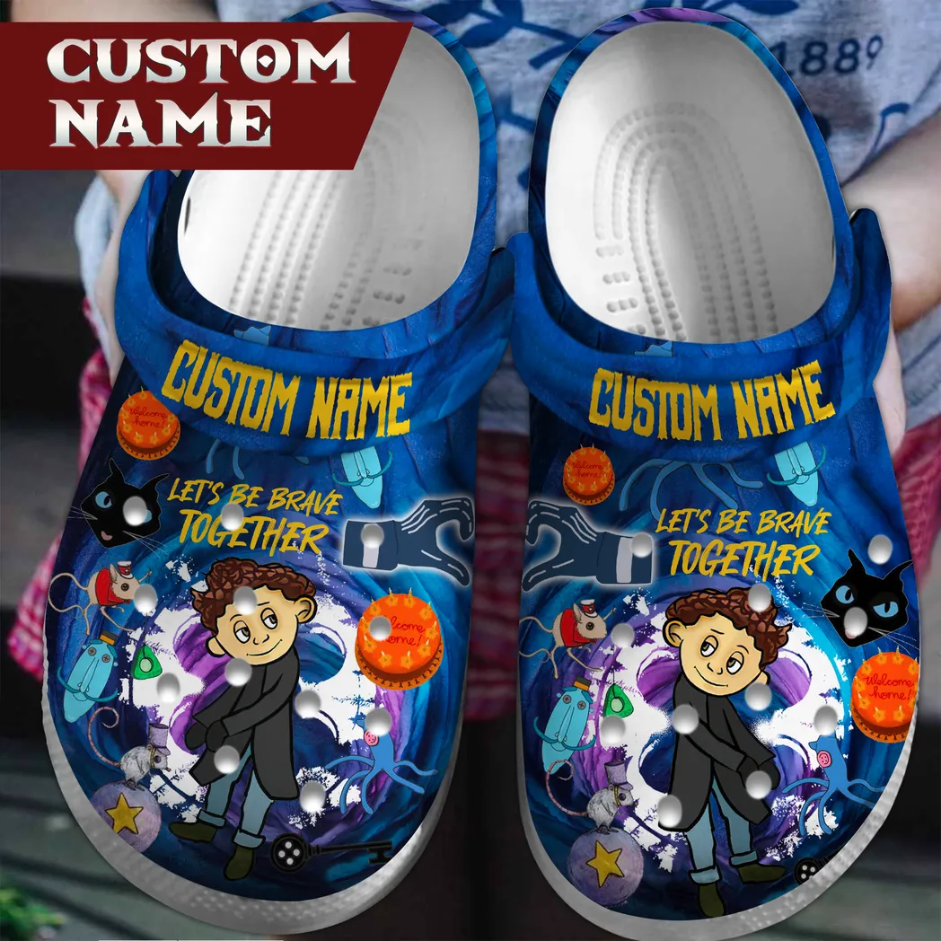 Coraline Music Crocs Clogs Custom Name