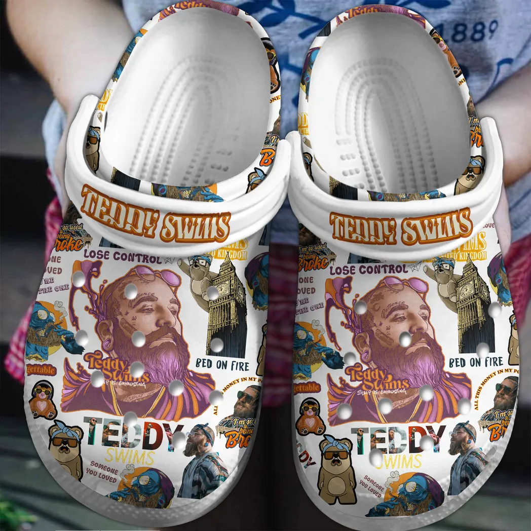 Tey Swims Music Crocs Clogs Tey Swims Singler Crocs