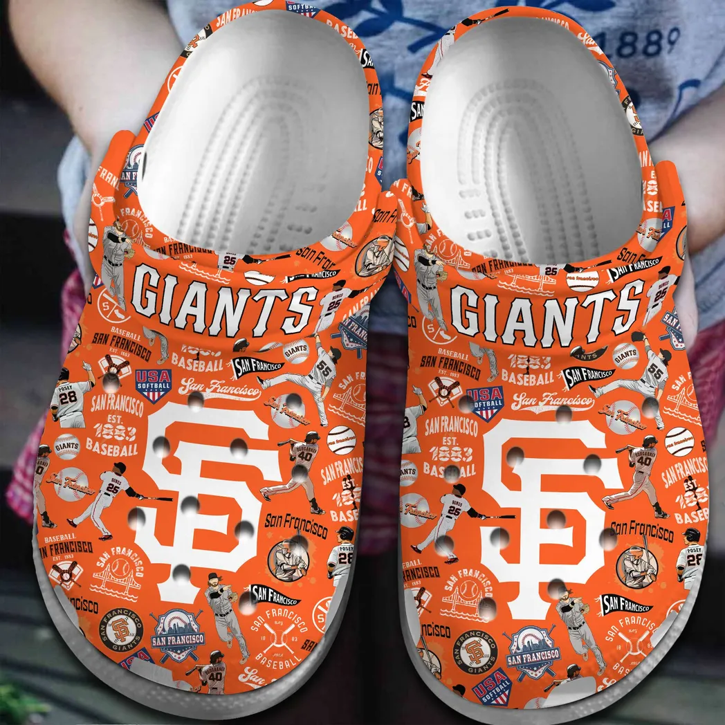 San Francisco Giants Crocs Clogs Giants MLB MTV Music Crocs