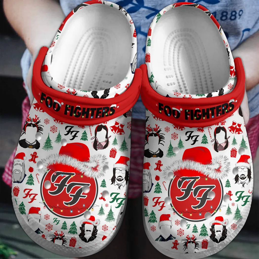 Foo Fighters Music Crocs Clogs FF Merch Crocs