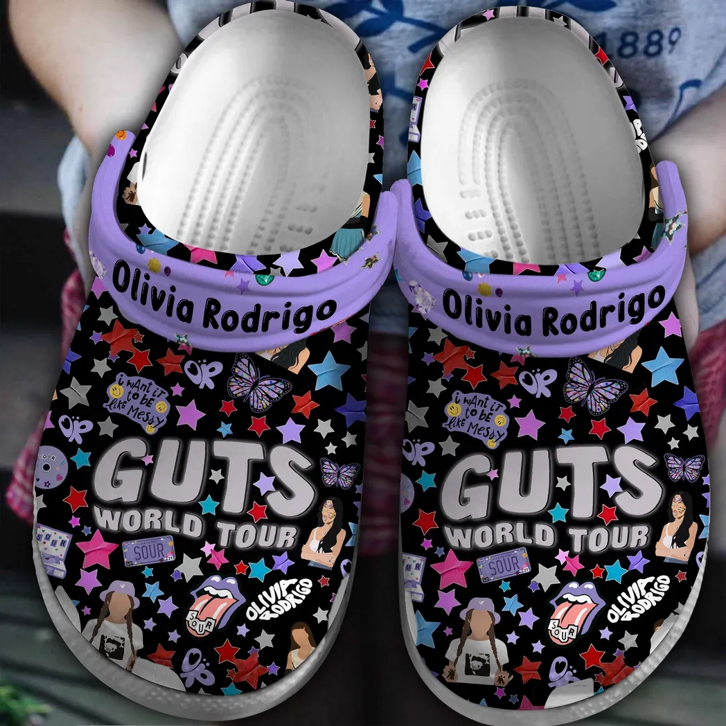 Olivia Rodrigo Music Singer Crocs Clogs Shoes