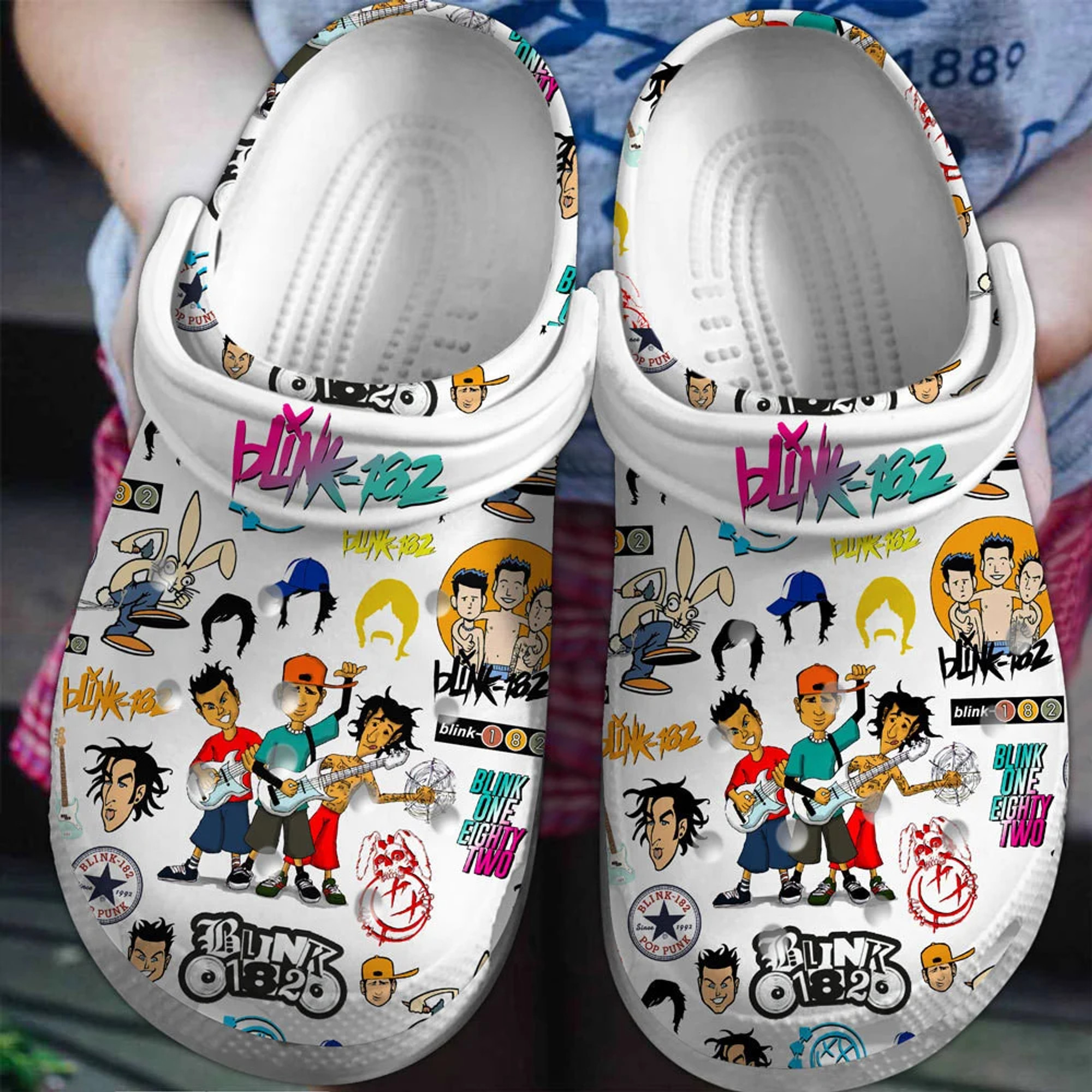 Blink-182 Band Crocs Crocband Clogs Shoes