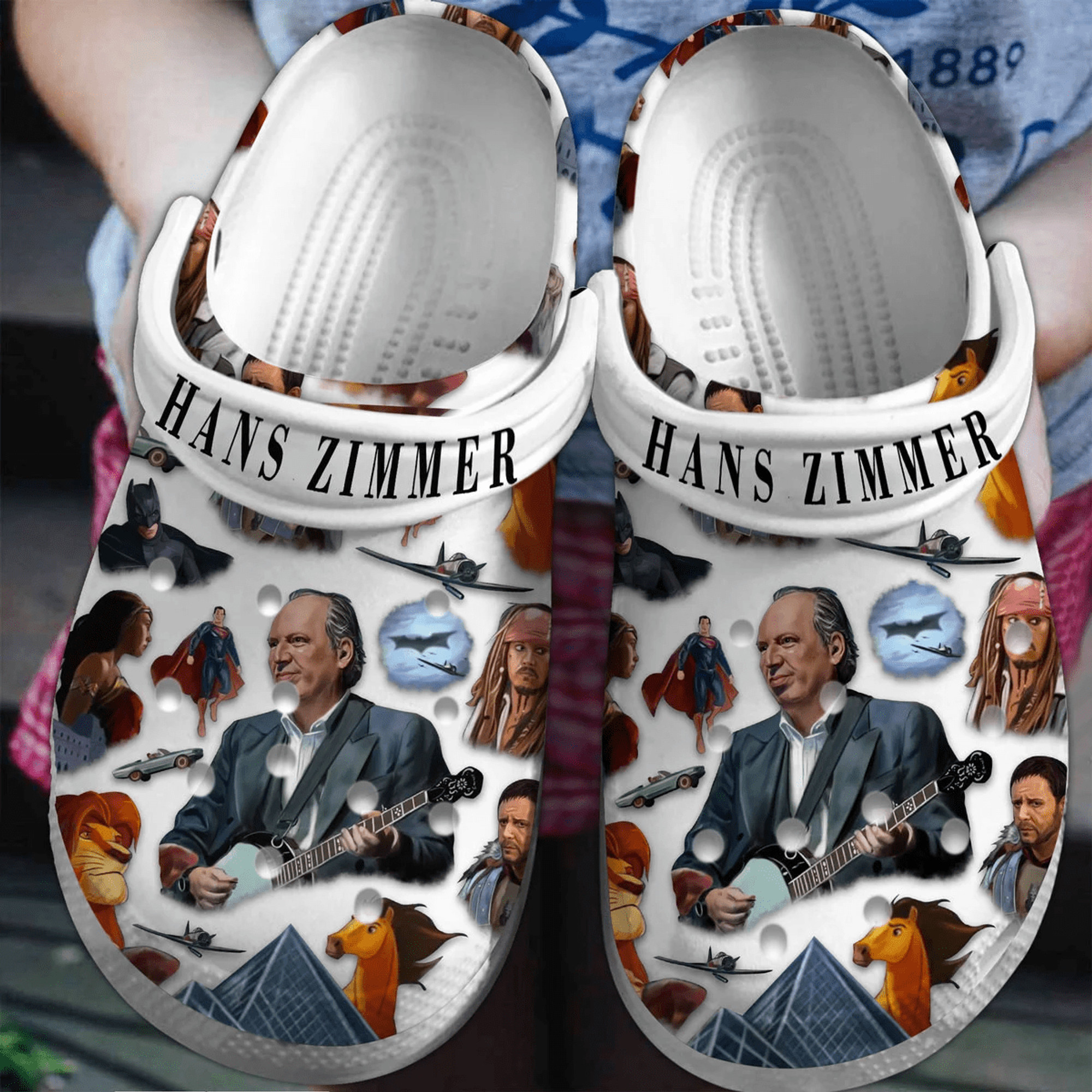 Hans Zimmer Music Crocs Crocband Clogs Shoes