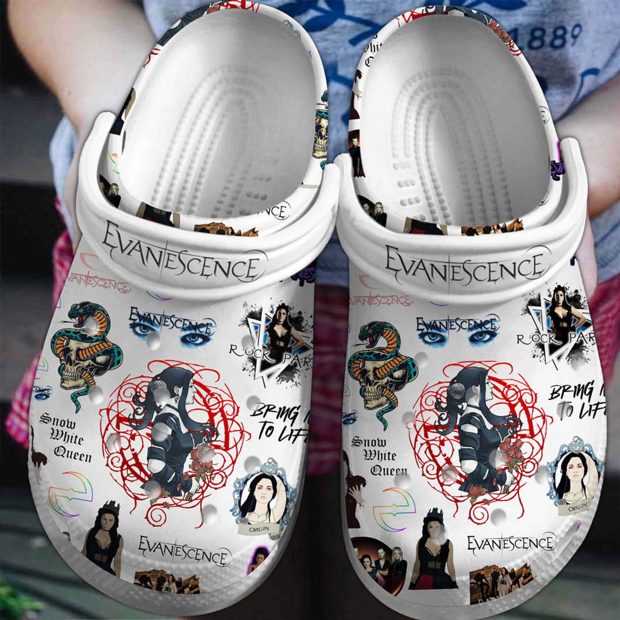 Evanescence Band Crocs Crocband Clogs Shoes